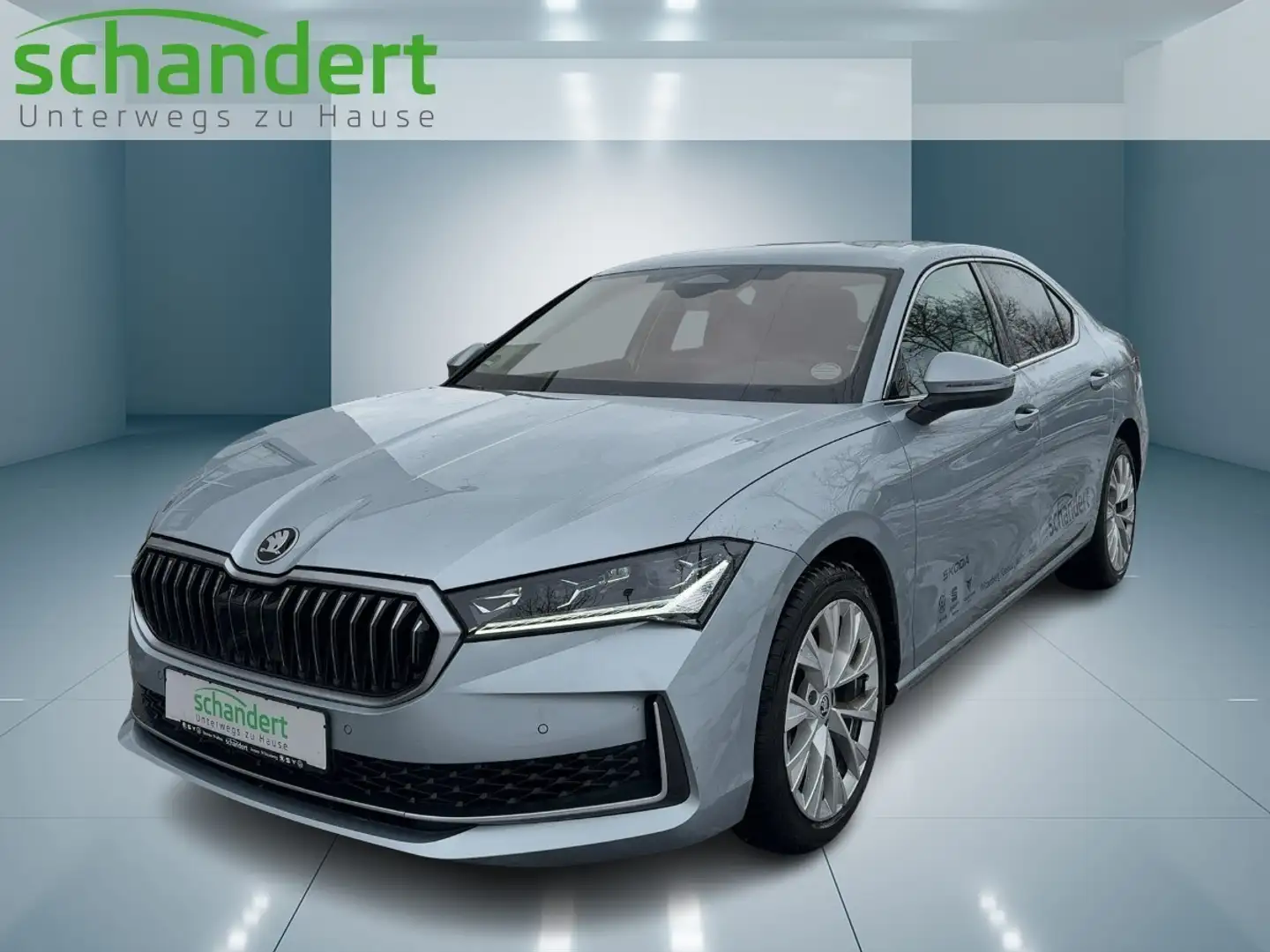 Skoda Superb 2.0 TSI Selection 4x4 DSG LED Navi AHK Silber - 1