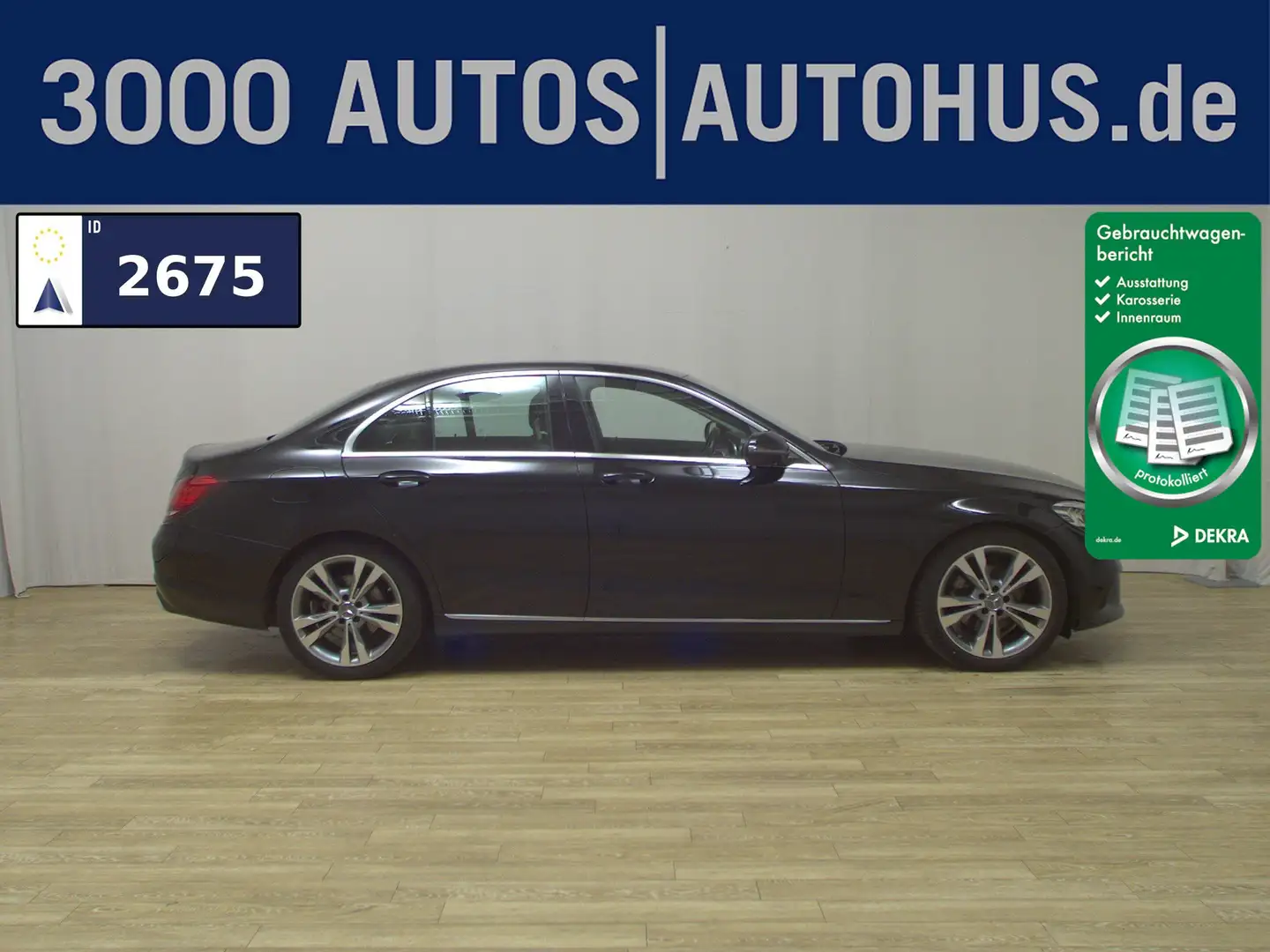 Mercedes-Benz C 220 d Avantgarde AHK Navi LED Schwarz - 1