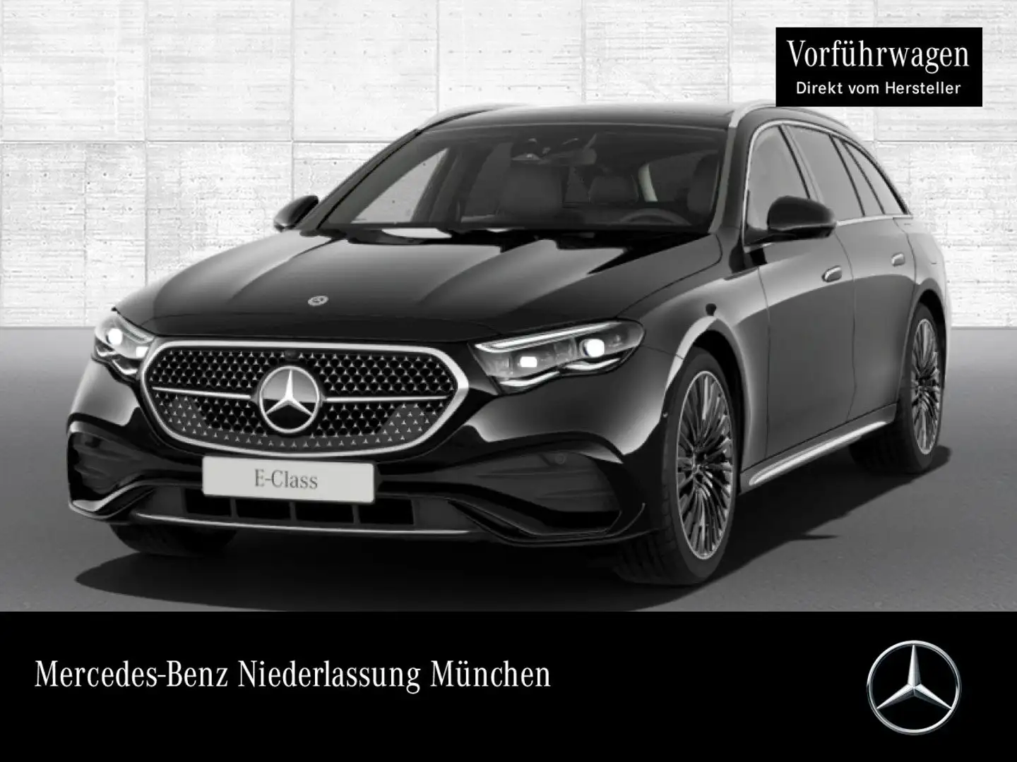 Mercedes-Benz E 300 de T AMG Fahrass Airmat Pano Burmester AHK Schwarz - 1