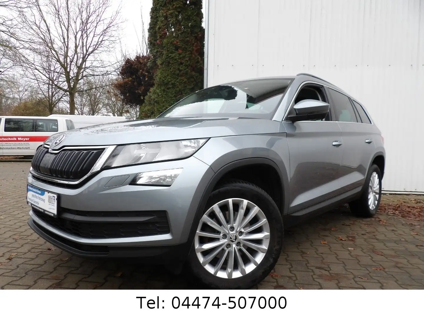 Skoda Kodiaq Ambition 2.0 TDI DSG 4x4 ACC AHK Grigio - 1