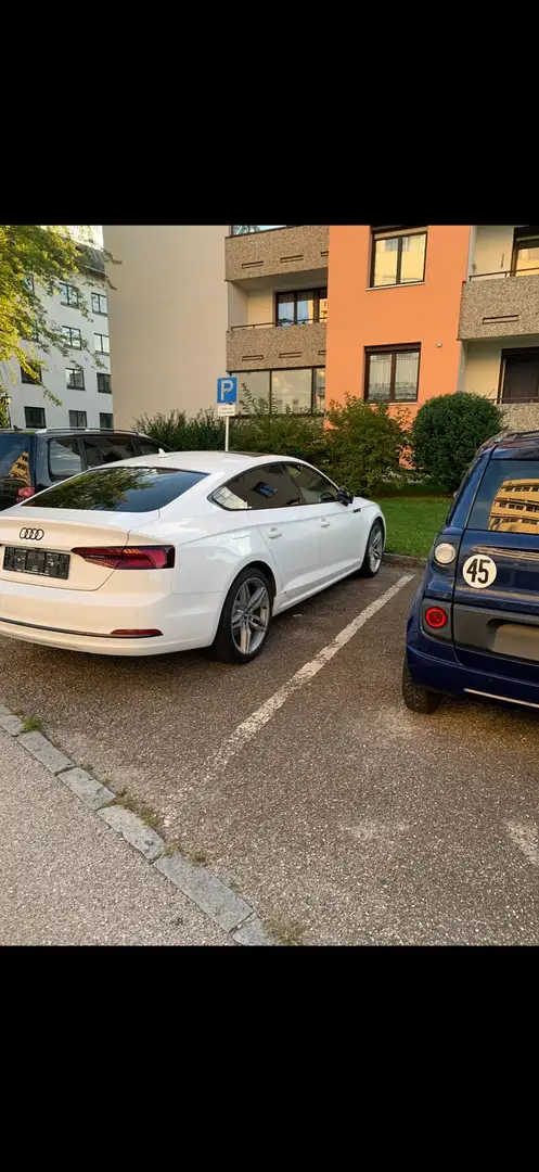 Audi A5 SB sport 2,0 TDI Weiß - 2