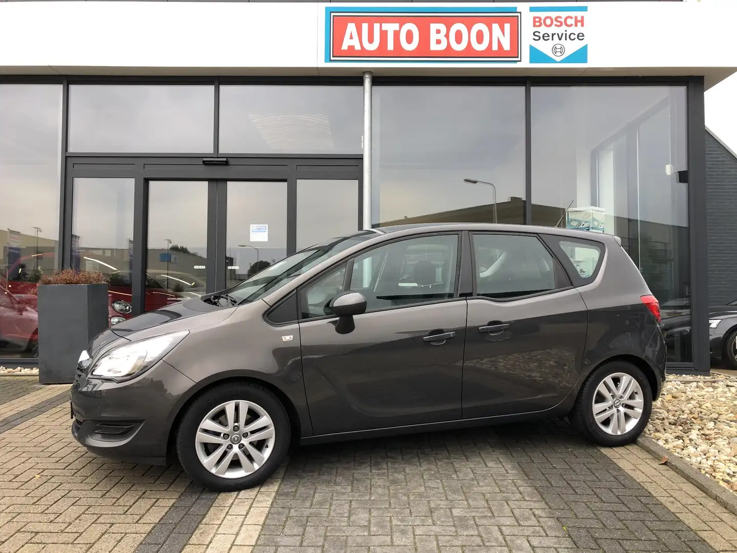 Opel Meriva 1.4T 120PK : NAVI/CLIMA/2xPDC/LMV/ TREKH./MEDIA/BT Gris - 1