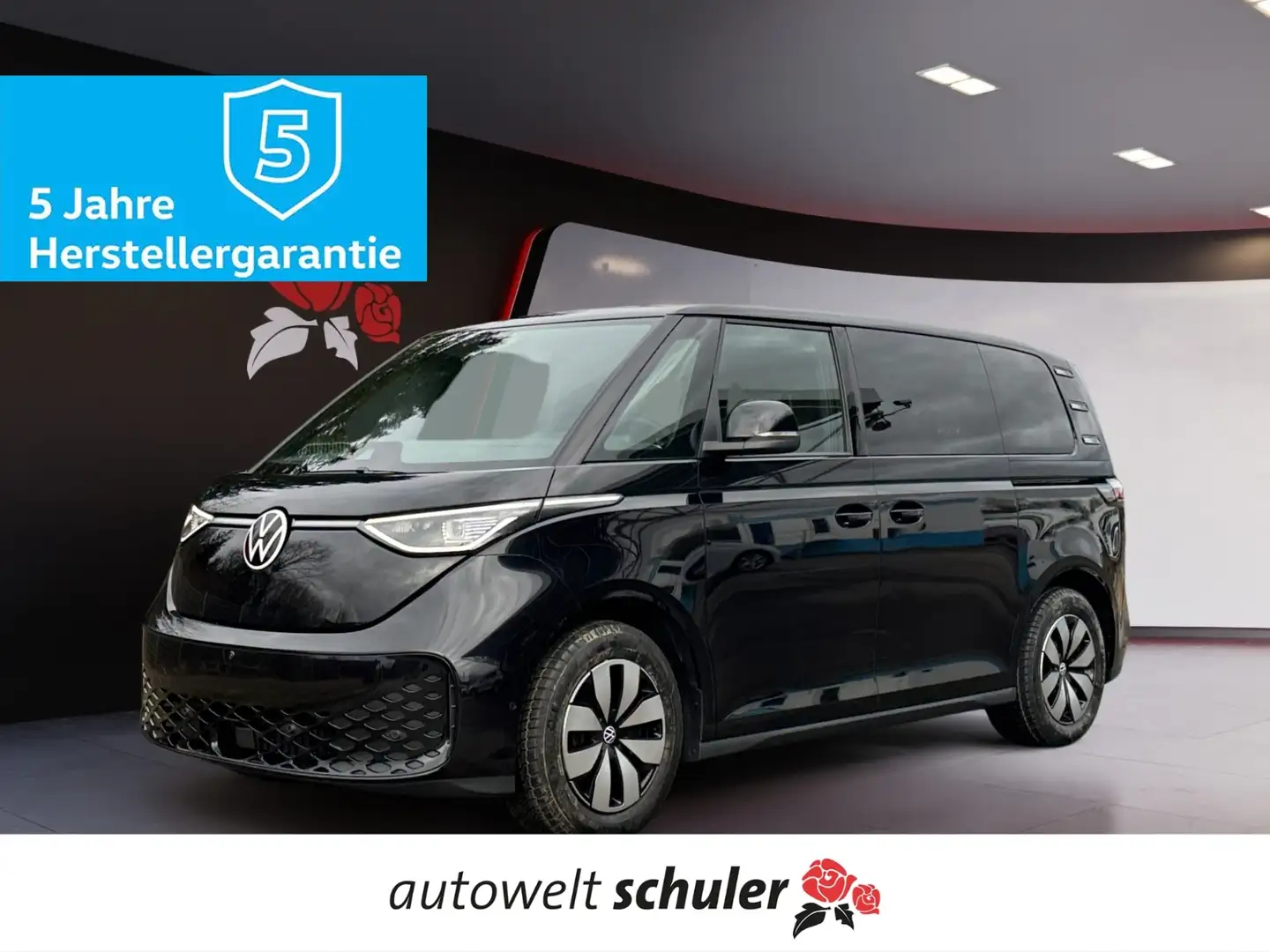 Volkswagen ID. Buzz Pro 210 KW KR AHK Area View Zwart - 1