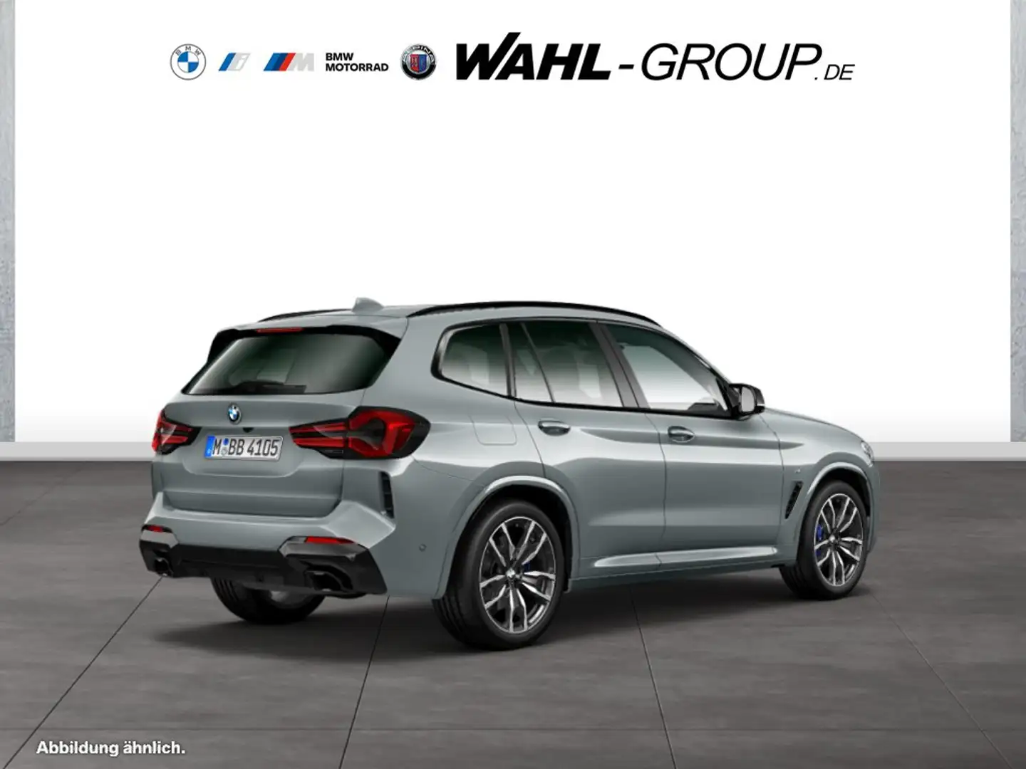 BMW X3 M 40d HEAD-UP H&K HIFI PANO DISPLAY KEY STANDHZG ALU Grau - 2