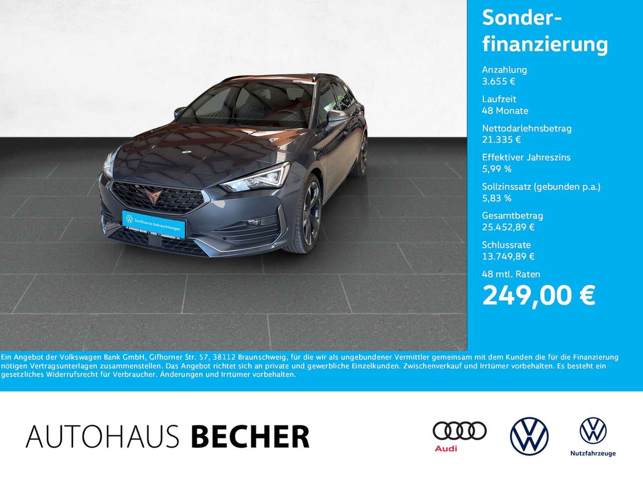 Cupra Leon 2022 — Sportstourer 1.4 TSI e-Hybrid /AHK
