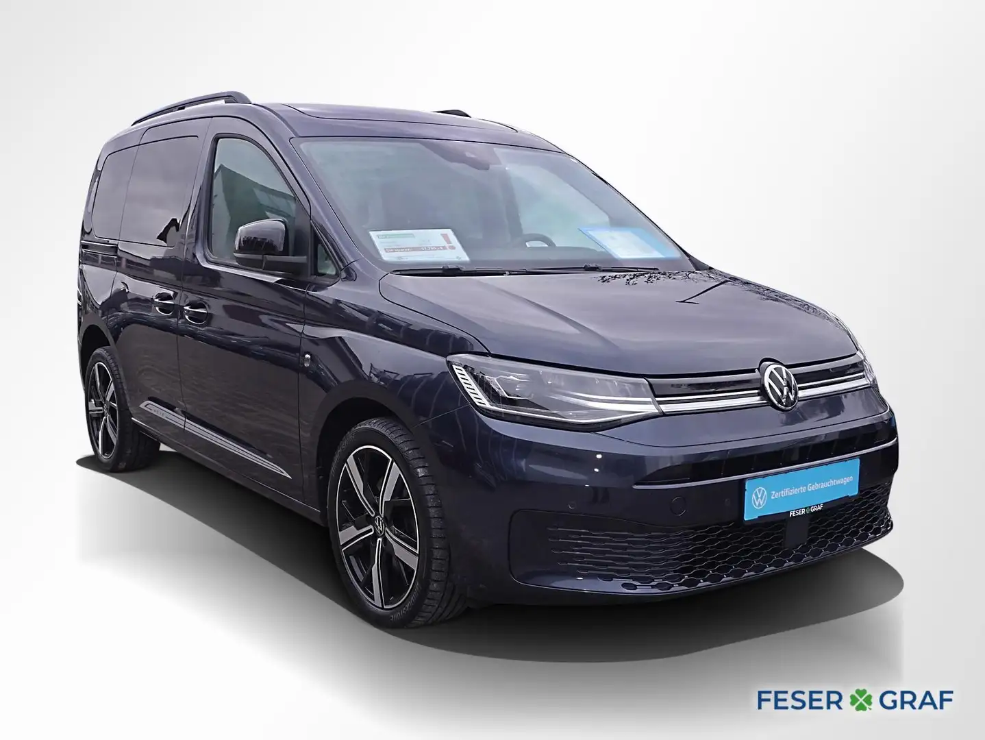 Volkswagen Caddy 2.0 TDI Move ACC LED Navi Pano Sitzh. 18" Blau - 2