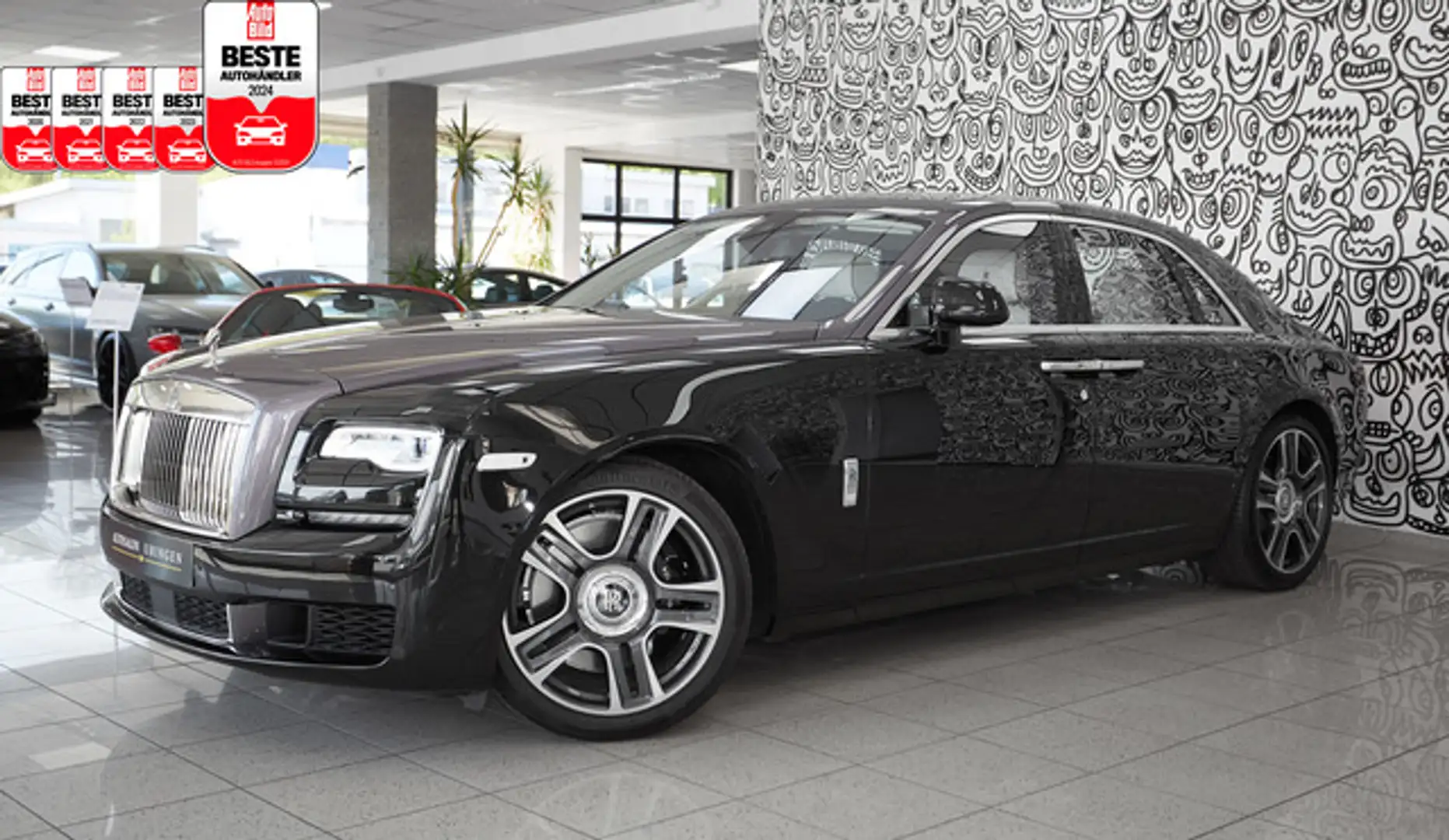 Rolls-Royce Ghost DUO-TONE*REARSEAT*BESPOKE*HEAD-U*TOP-VIEW* Schwarz - 1