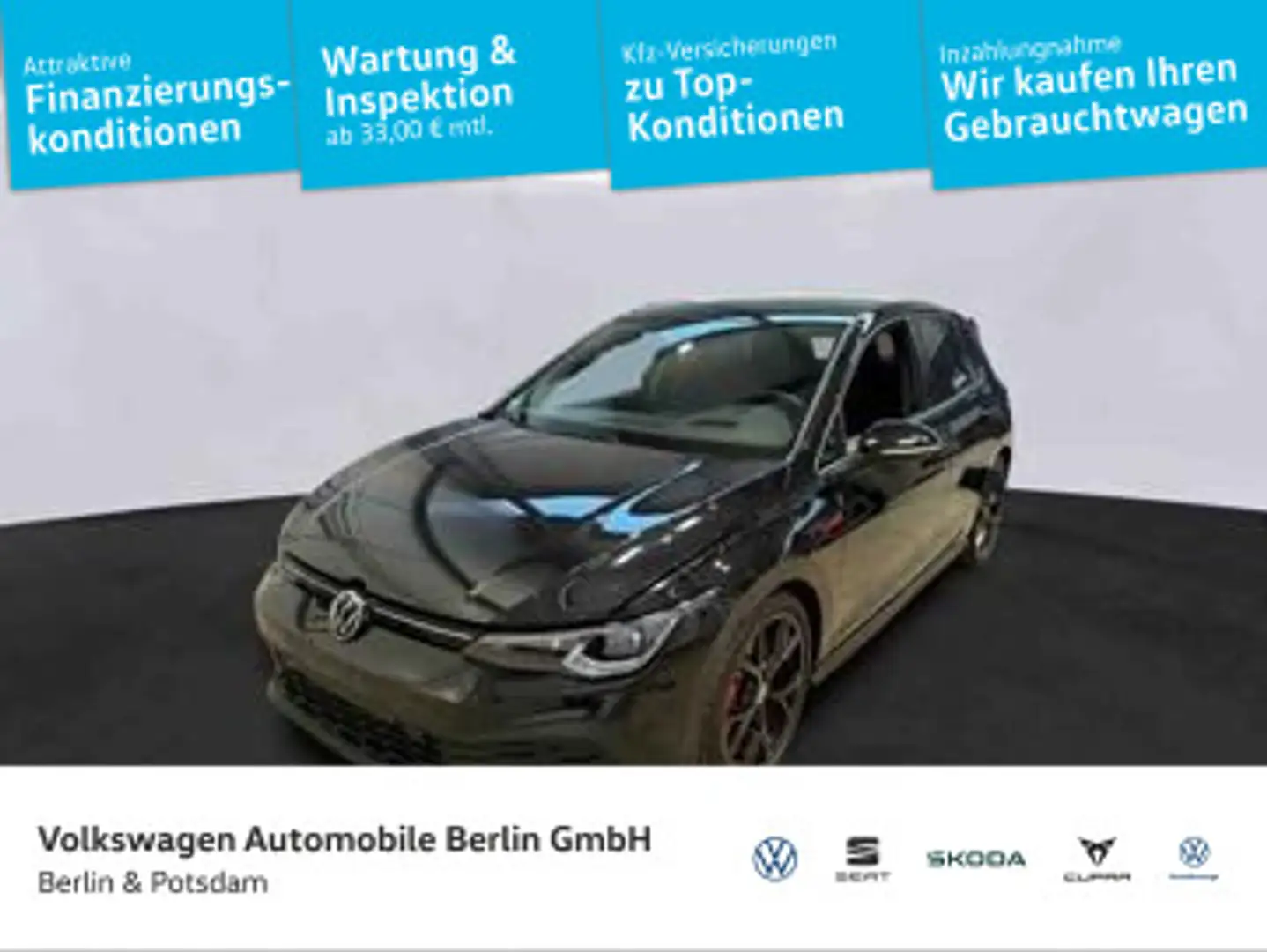 Volkswagen Golf GTI Golf VIII 2.0 TSI DSG GTI Clubsport Navi P-Dach Schwarz - 1