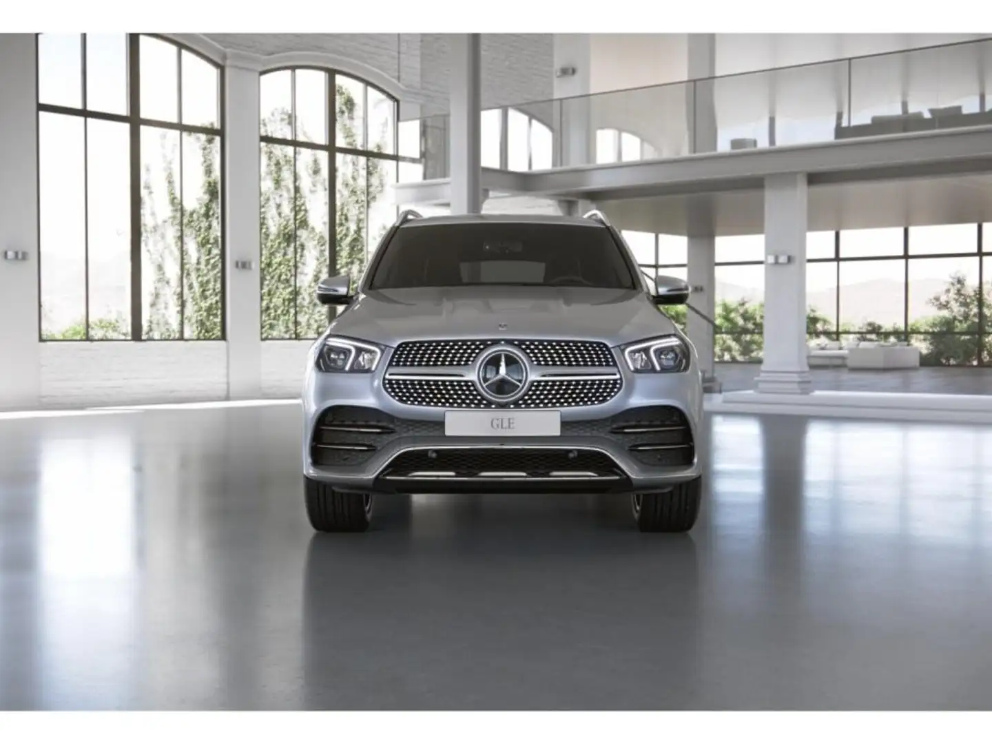 Mercedes-Benz GLE 350 de 4M AMG*360°*KeyGo*AHK*Burm*Distr*MBUX Silber - 2