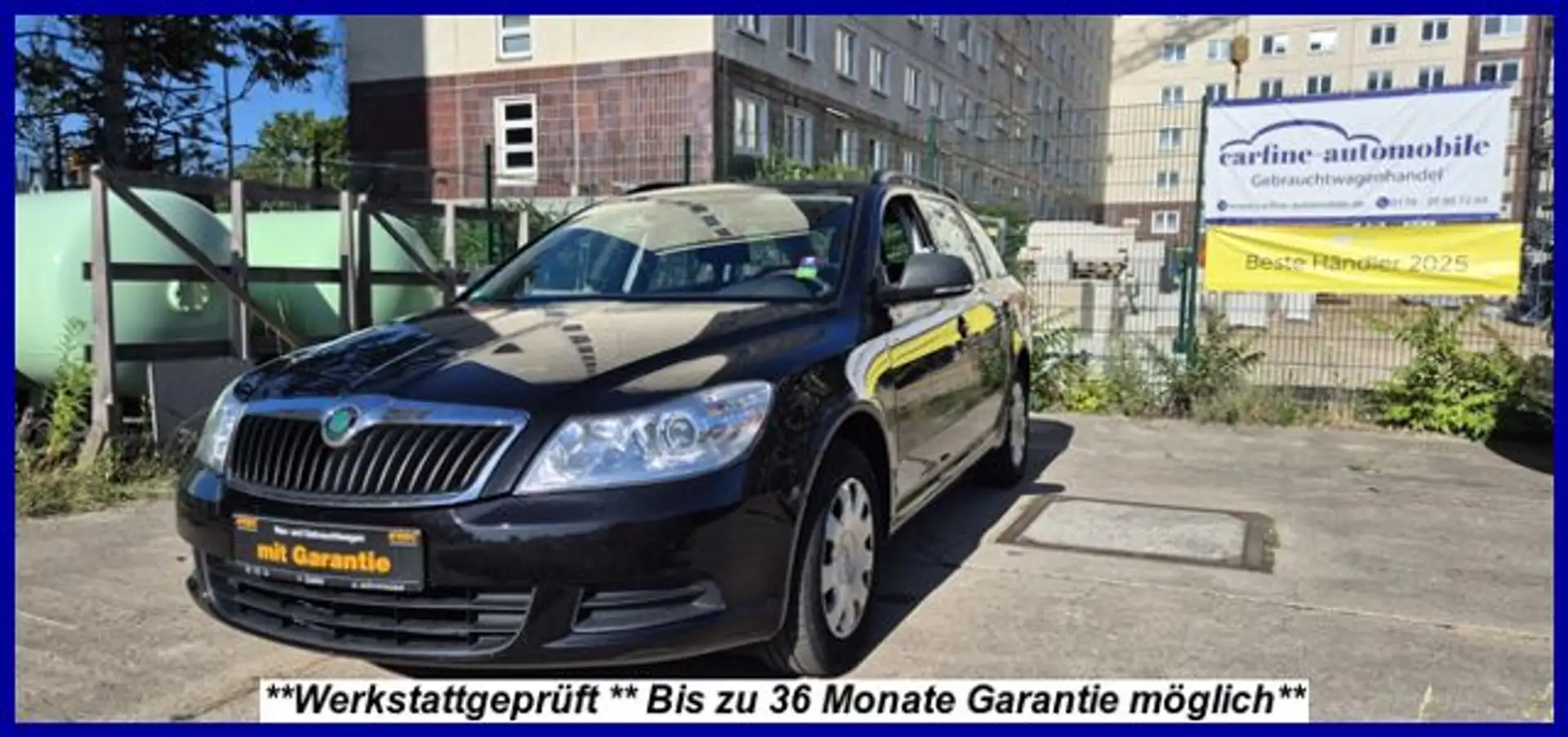 Skoda Octavia Combi 1.4 TSI 2.Hd. Klima Scheckheft Schwarz - 1