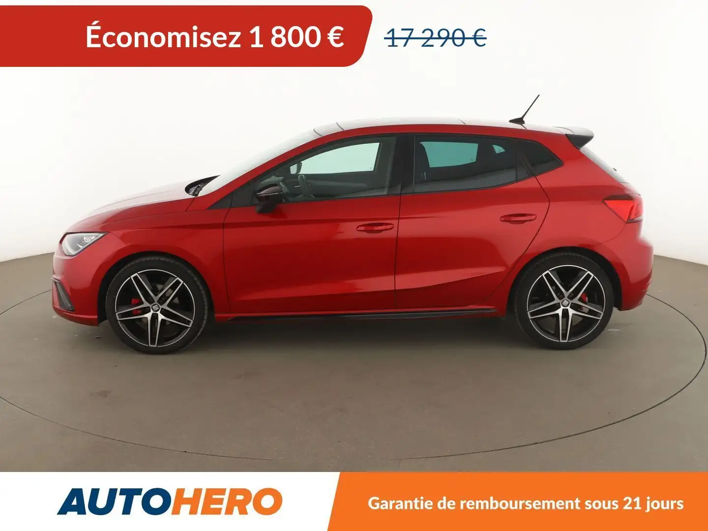 SEAT Ibiza 1.0 EcoTSI FR Xclusive Rouge - 1