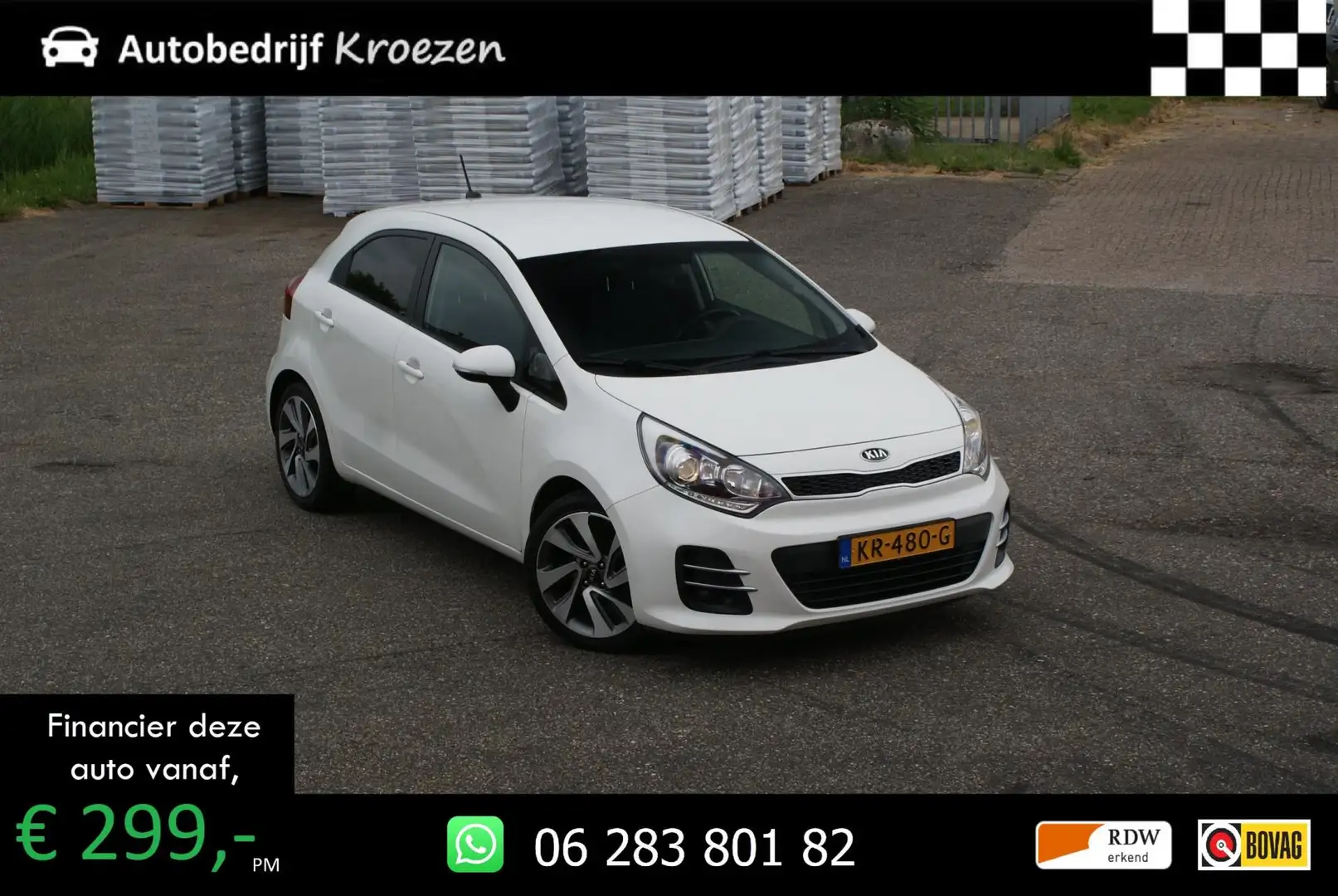 Kia Rio 1.2 CVVT ExecutiveLine | Led | Camera | Cruise con Blanco - 1