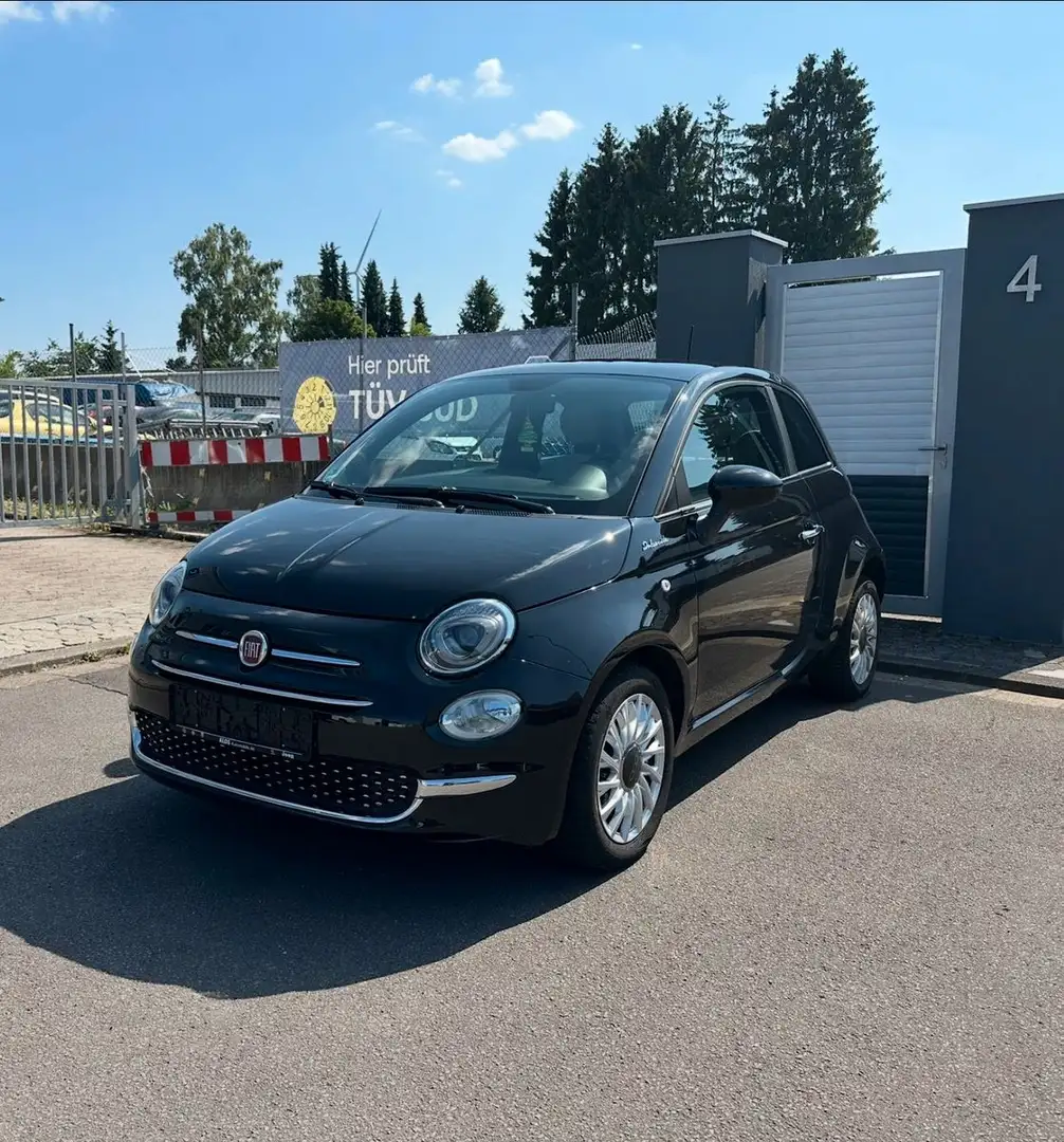 Fiat 500 DolceVita 1,0 Benzin Klima Panaroma Teillede Noir - 1