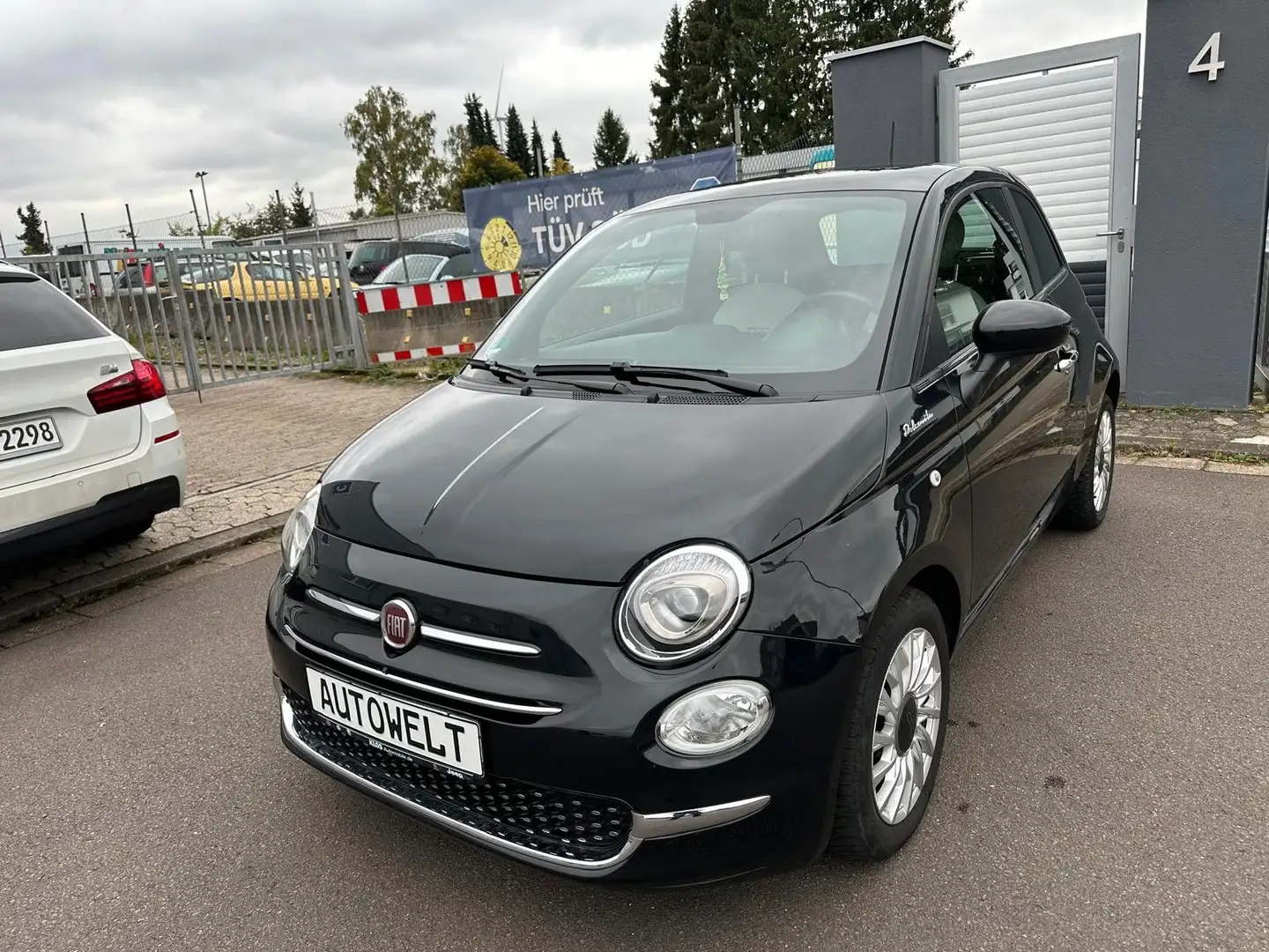 Fiat 500 DolceVita 1,0 Benzin Klima Panorama Teillede Schwarz - 1