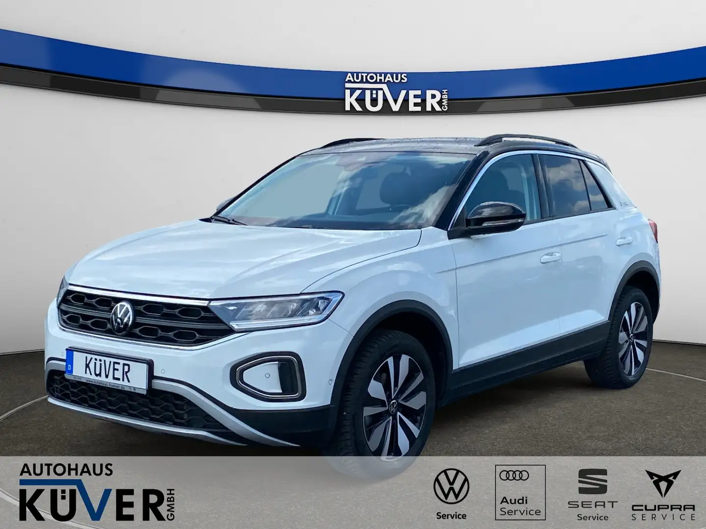 Volkswagen T-Roc Goal 1,5 TSI DSG ACC+LED+Shzg.+AHK+17´´ Weiß - 1