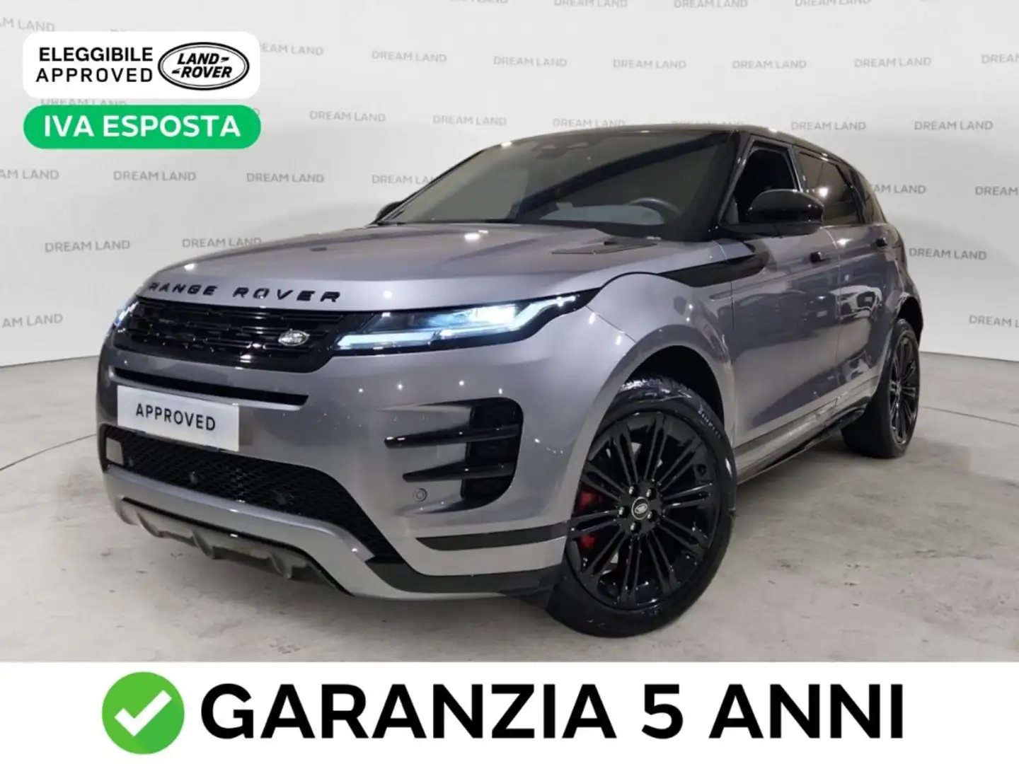 Land Rover Range Rover Evoque 2.0D I4 163 CV AWD Auto Dynamic SE TETTO APRIBILE Gris - 1