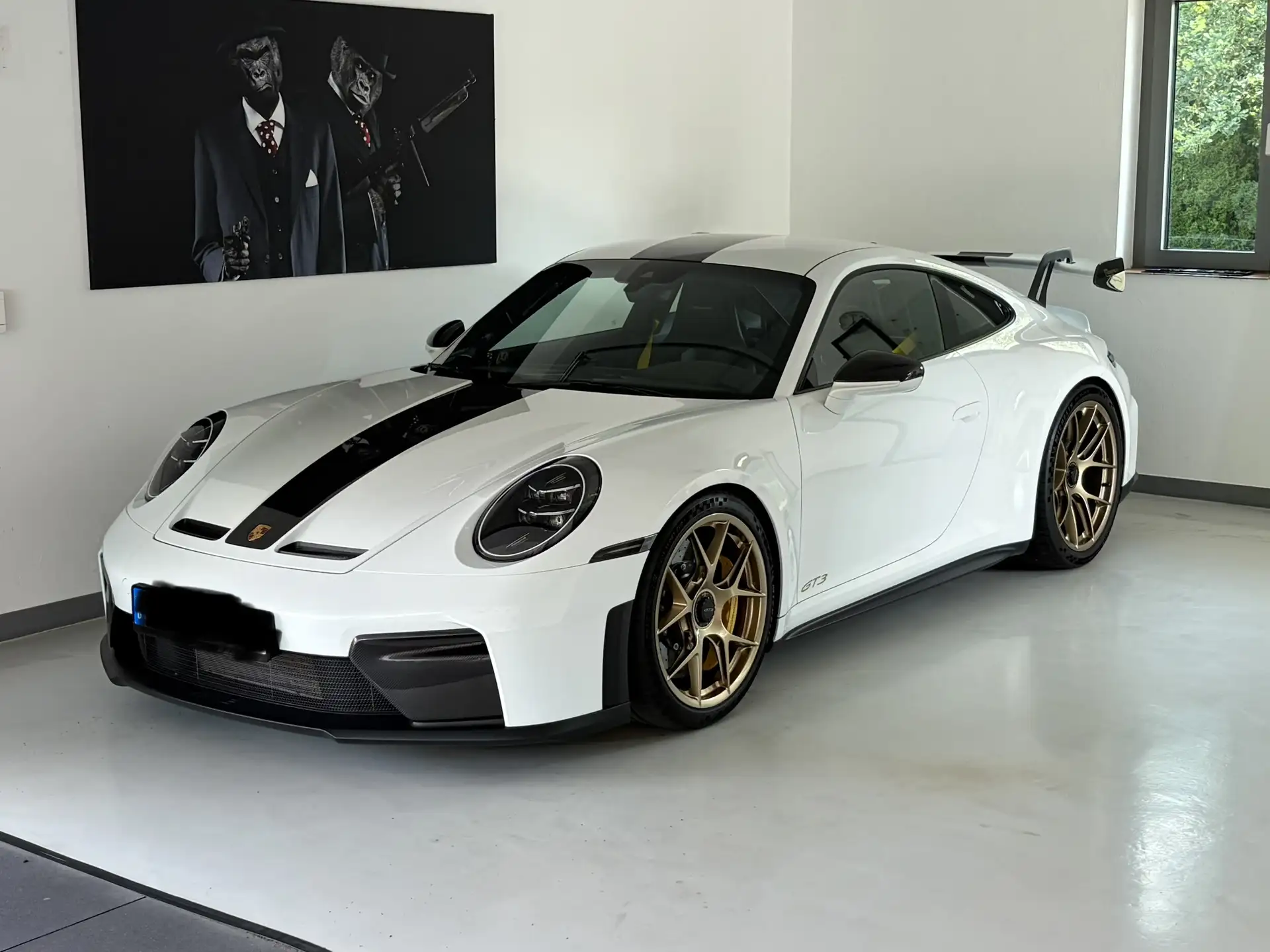 포르쉐 911 GT3 2025 흰색 사진 1