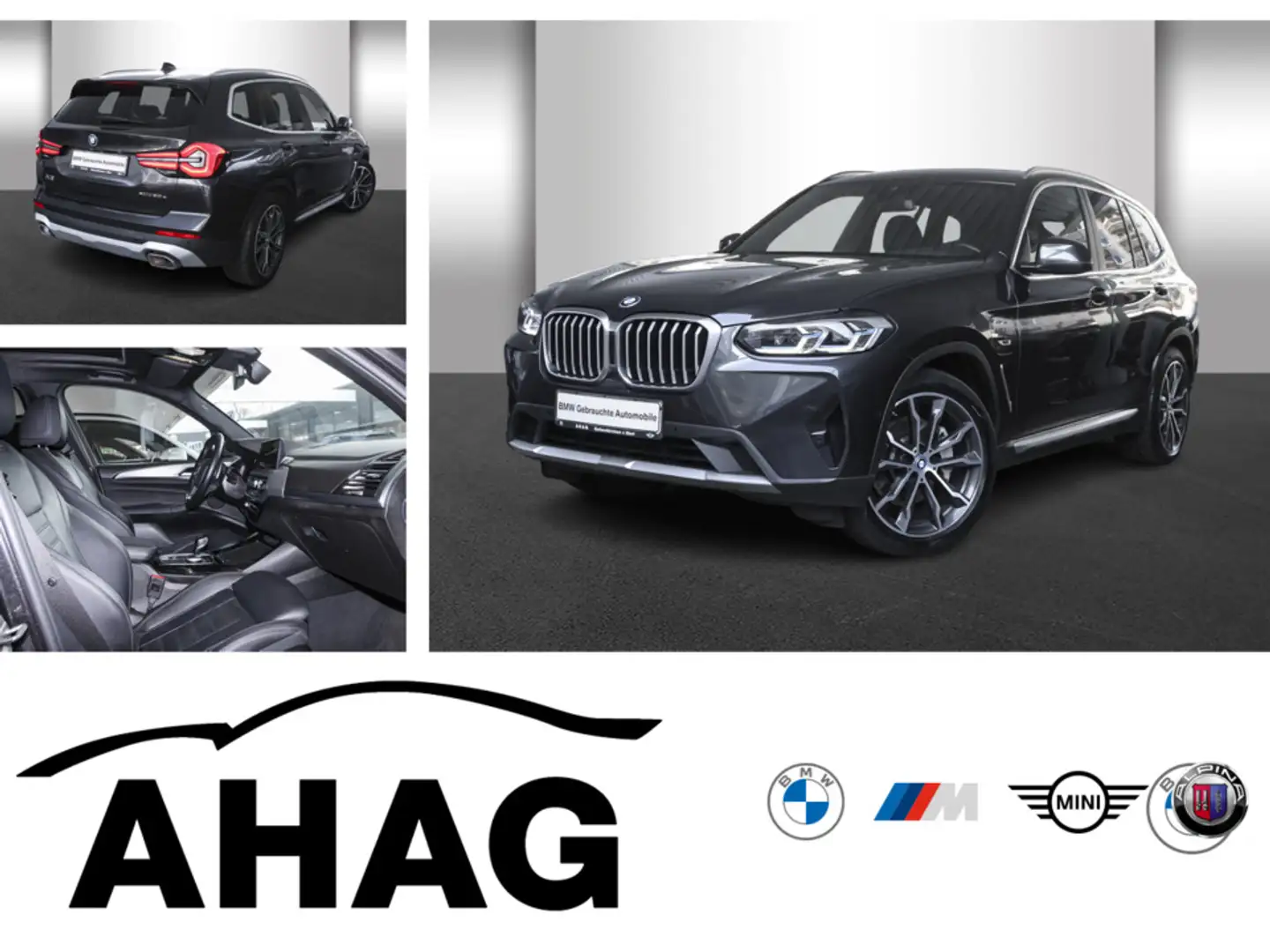 BMW X3 xDrive30e AT Innovationsp. Sport Aut. Head-Up Grau - 1