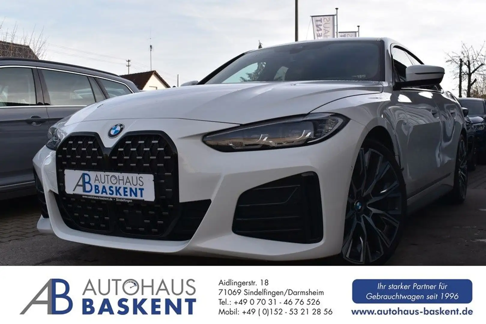 BMW 420 420 i Gran Coupé M SPORT*LED*LIVE COCKPIT*KAMERA Weiß - 1