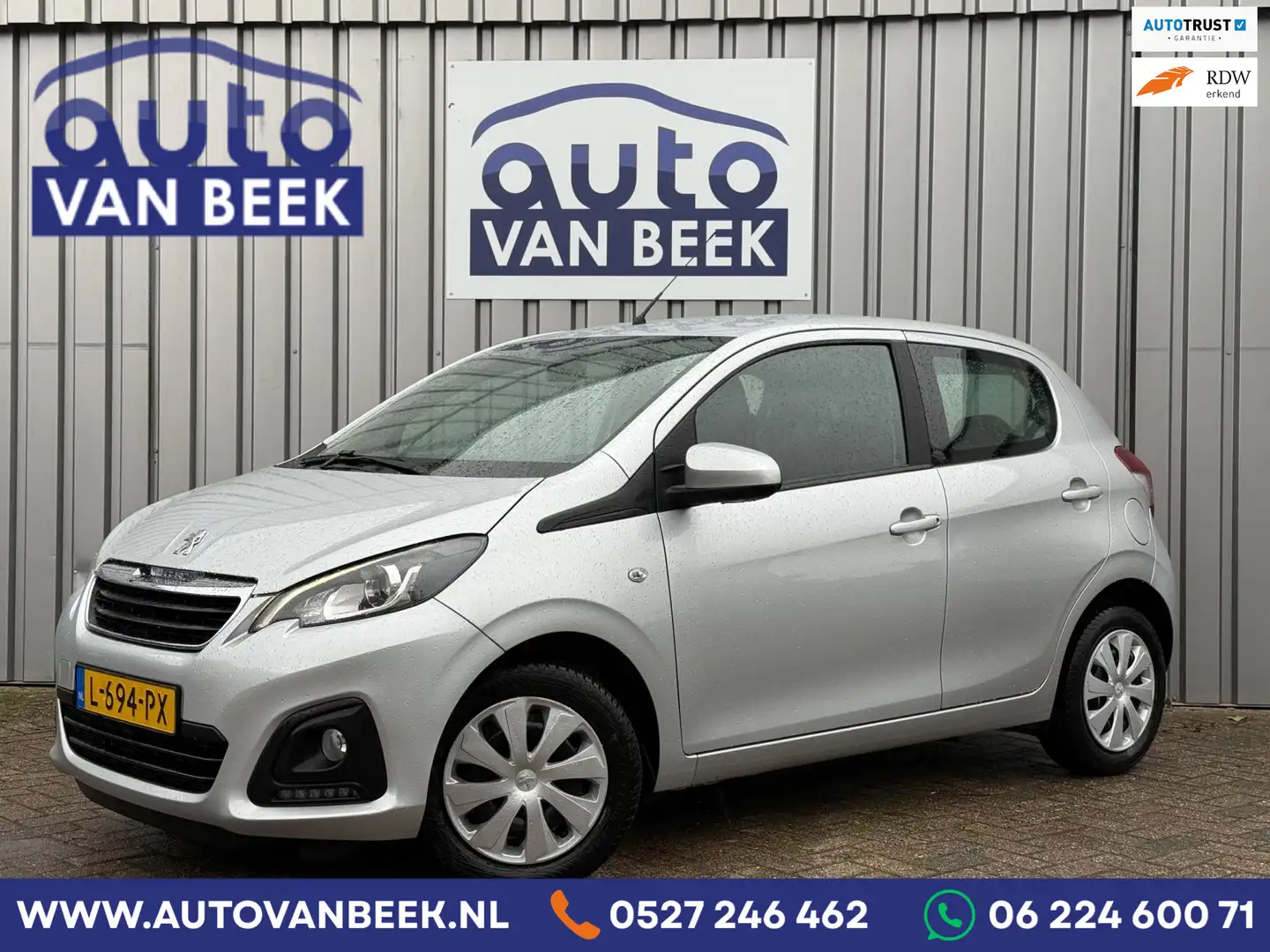 Peugeot 108 1.0 e-VTi Active|Airco|Bleutooth|BTW Grijs - 1