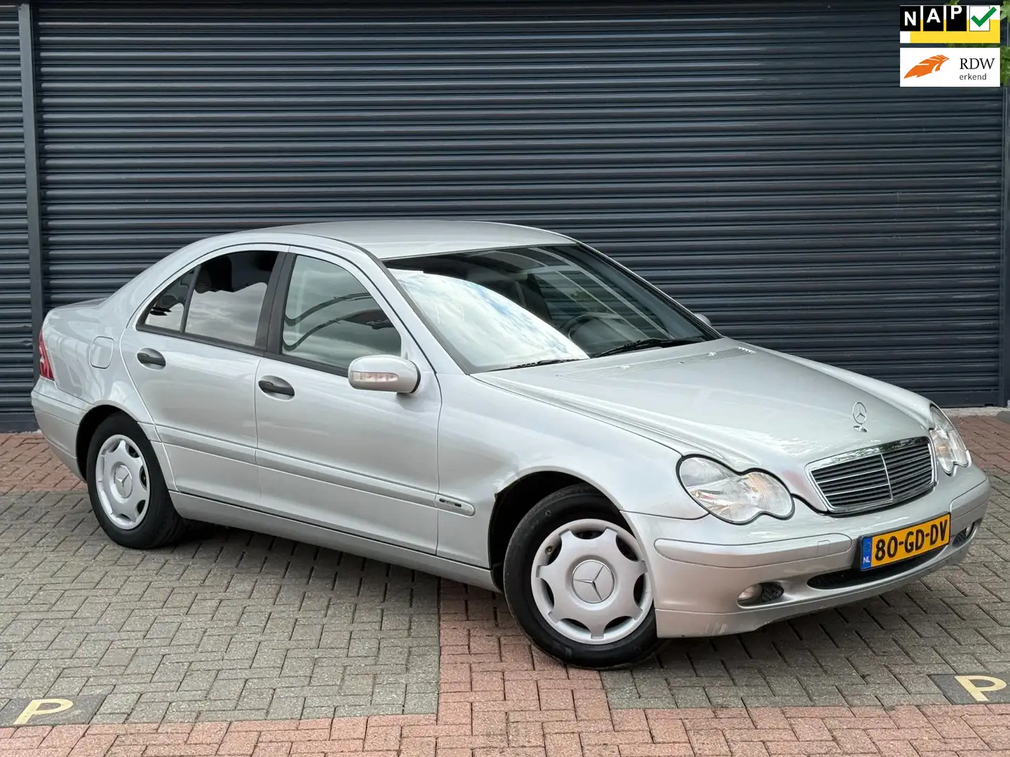 Mercedes-Benz C 200 K. Elegance Aut | Airco | Trekhaak | Cruise Grigio - 1