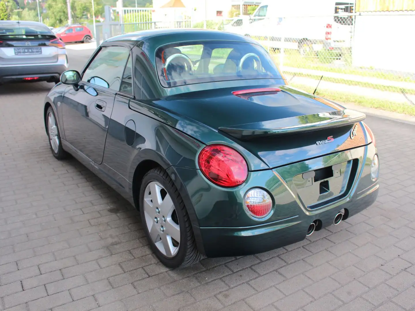 Daihatsu Copen Top S 1.3 16V el. Hardtop Klima SHZ ZV Grün - 2
