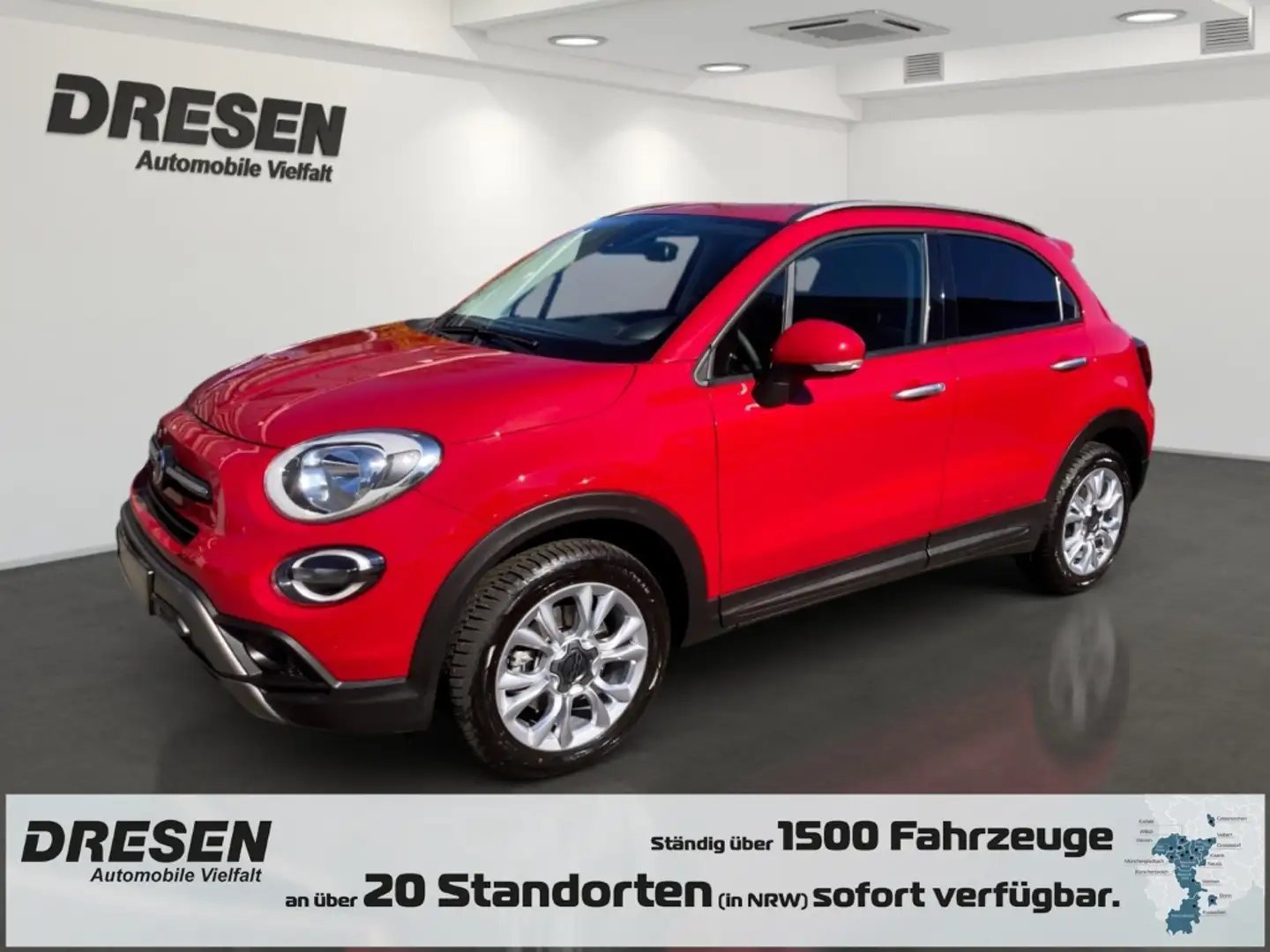 Fiat 500X Cross 1.6 E-torQ  Navi Apple CarPlay, Android Auto Червоний - 1