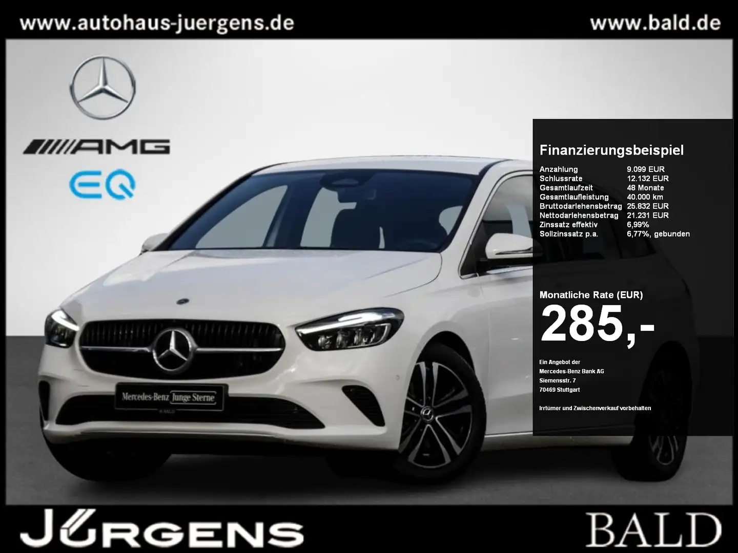 Mercedes-Benz B 180 Progressive/LED/Cam/SHZ/Winter/EASY-P/17' Wit - 1