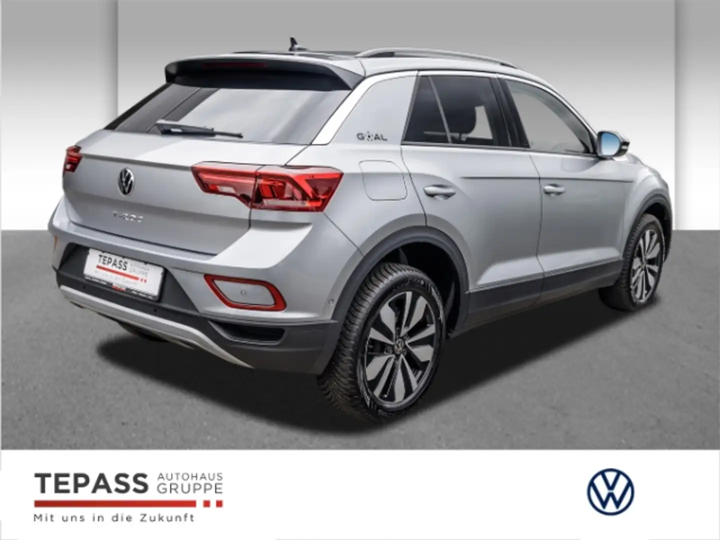 Volkswagen T-Roc 1,0 TSI GOAL APP ALLSEASON PDC Plateado - 2