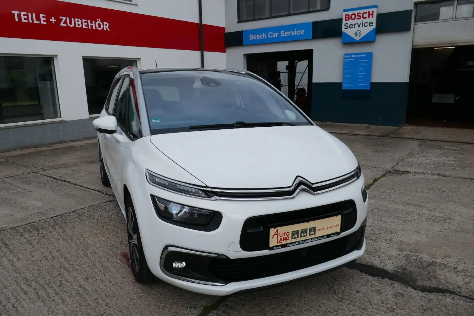 Citroen Grand C4 Picasso /Spur-Park-Aufmerksamkeits Assi Blanco - 1