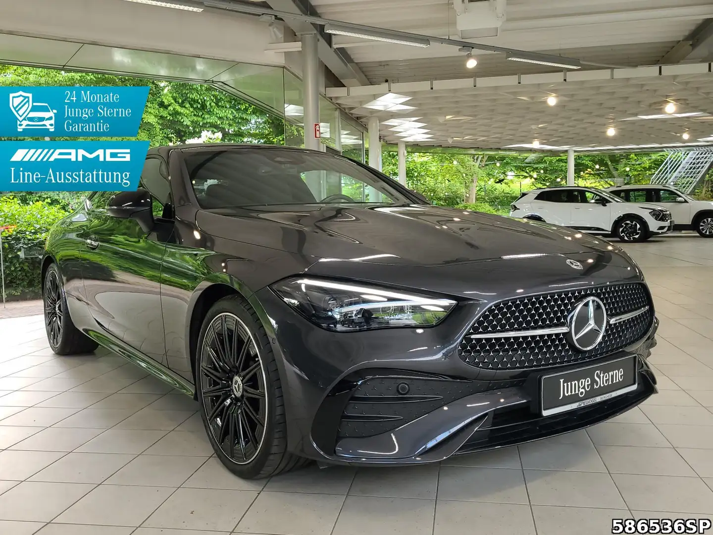 Mercedes-Benz CLE 300 4M AMG Coupé Pano Night Memory 20" Grau - 2