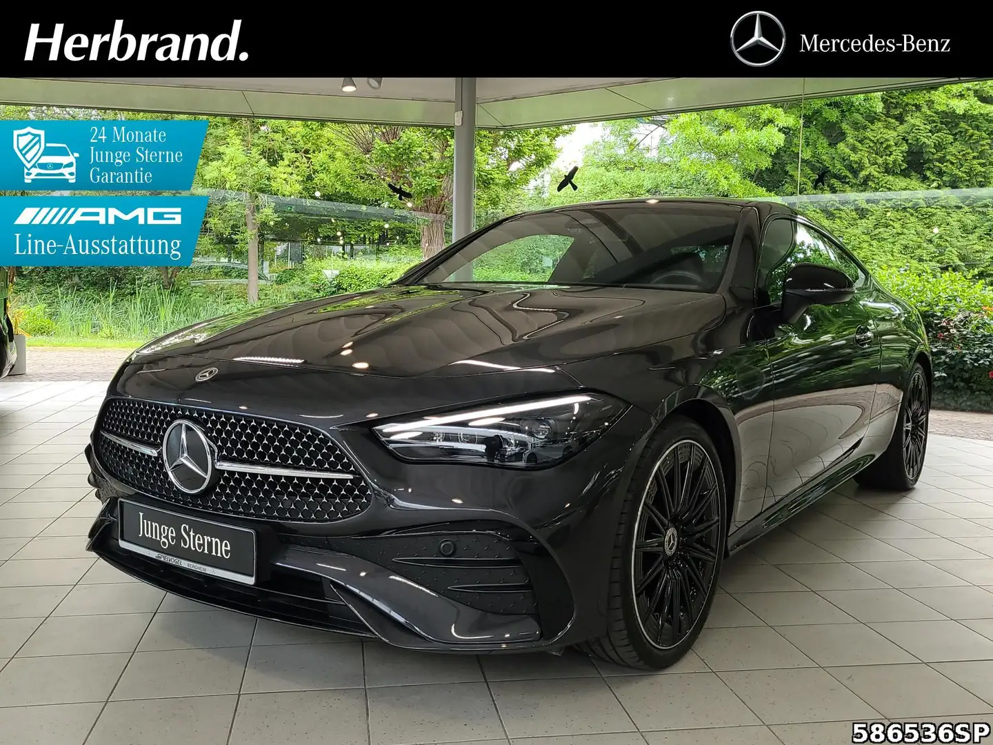 Mercedes-Benz CLE 300 4M AMG Coupé Pano Night Memory 20" Grau - 1