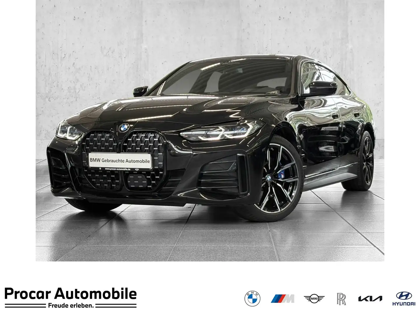 BMW 430 i Gran Coupé M Sport DA Prof Laser PA+ HuD HK Zwart - 1
