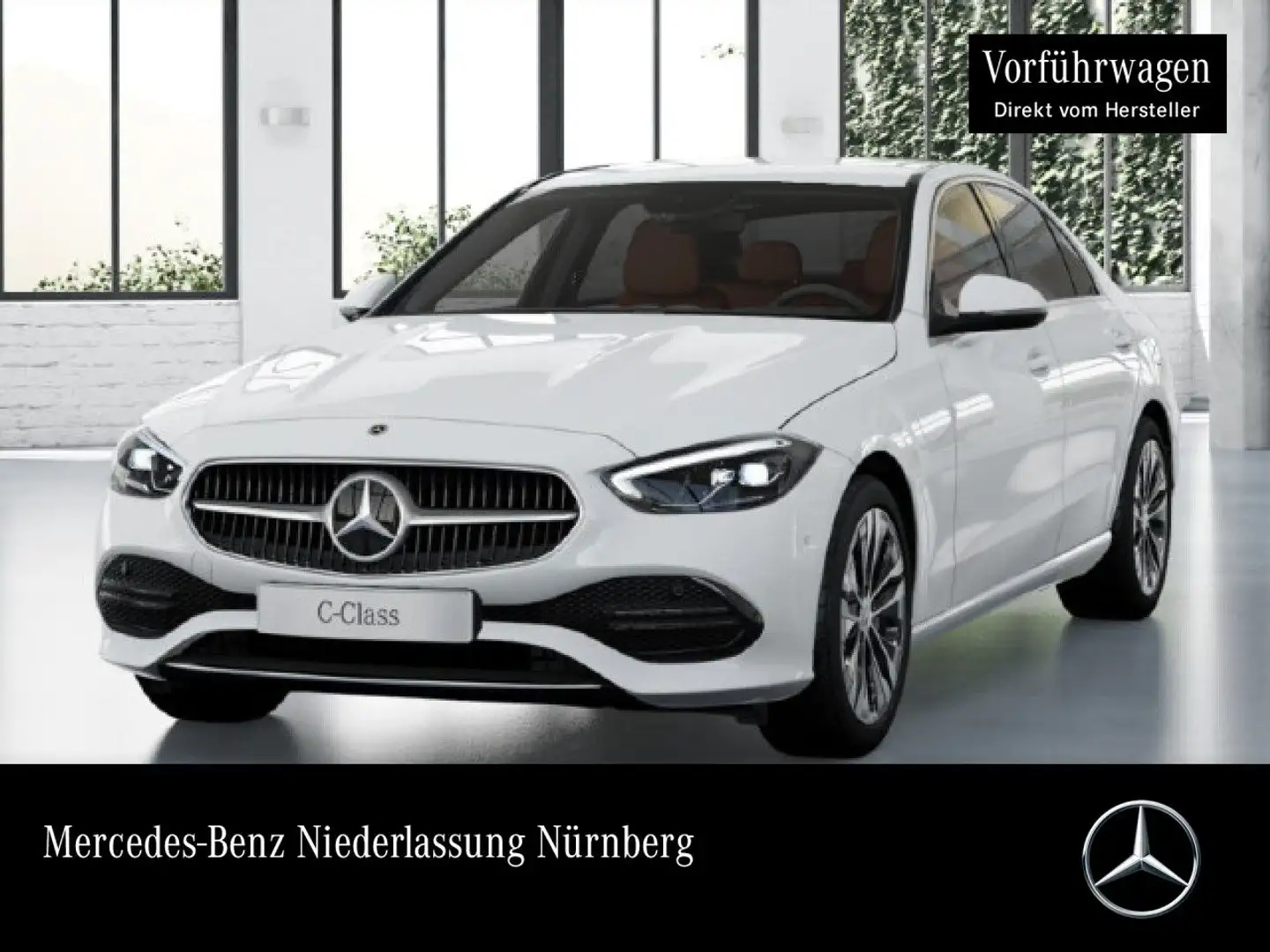 Mercedes-Benz C 300 e AVANTG+AHK+LED+KAMERA+TOTW+KEYLESS+9G Weiß - 1
