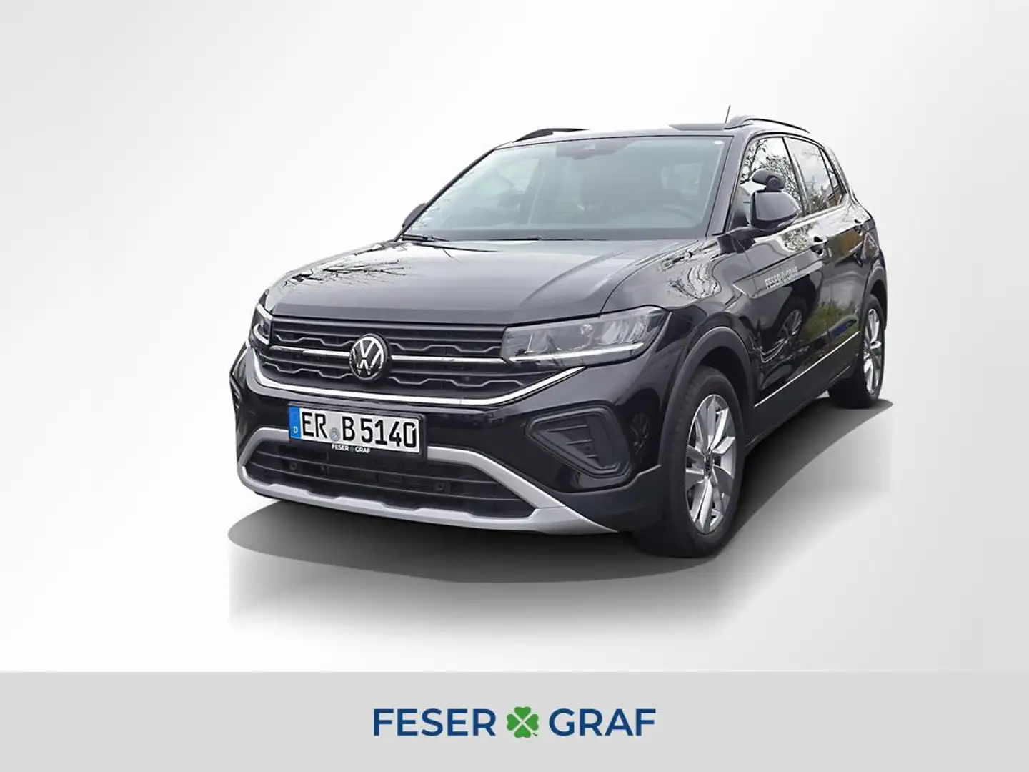 Volkswagen T-Cross 1.0 TSI Life DAB+ IQ.DRIVE LED PDC Sitzh Schwarz - 1