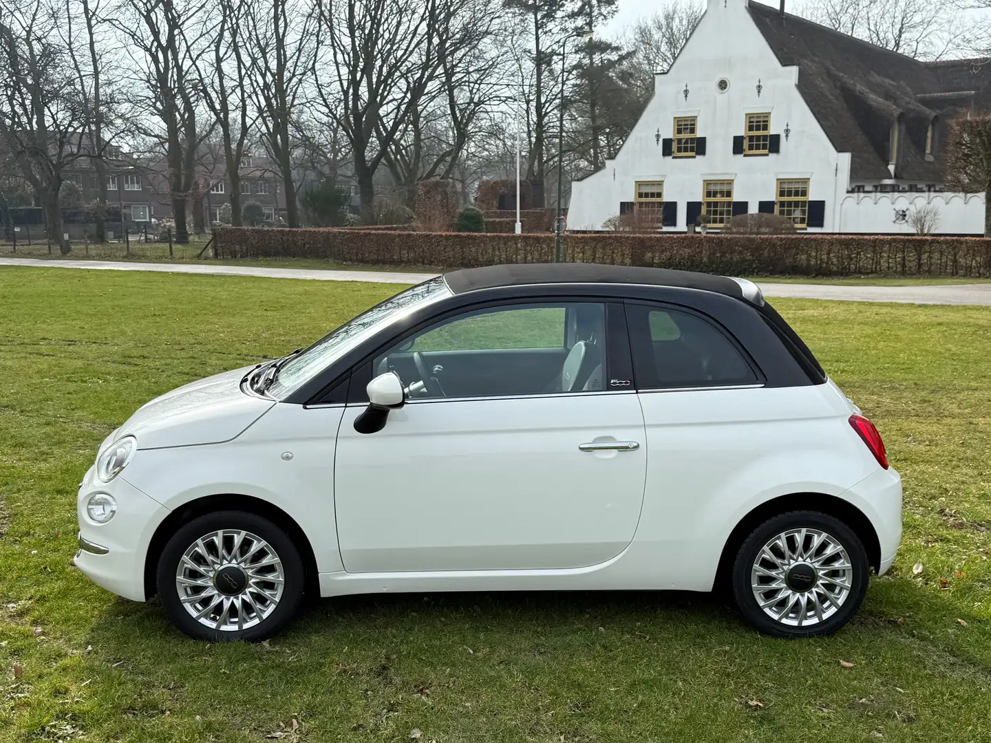 Fiat 500C 1.2 Cabriolet Black&White / Climate/ Cruise / PDC Wit - 2