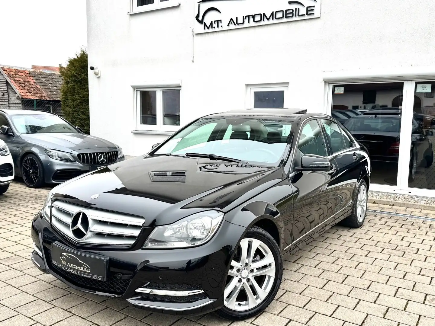 Mercedes-Benz C 180 *AVANTGARDE*TEMP*S.DACH*PDC*NAVI*SHZ*T-LEDE Noir - 1