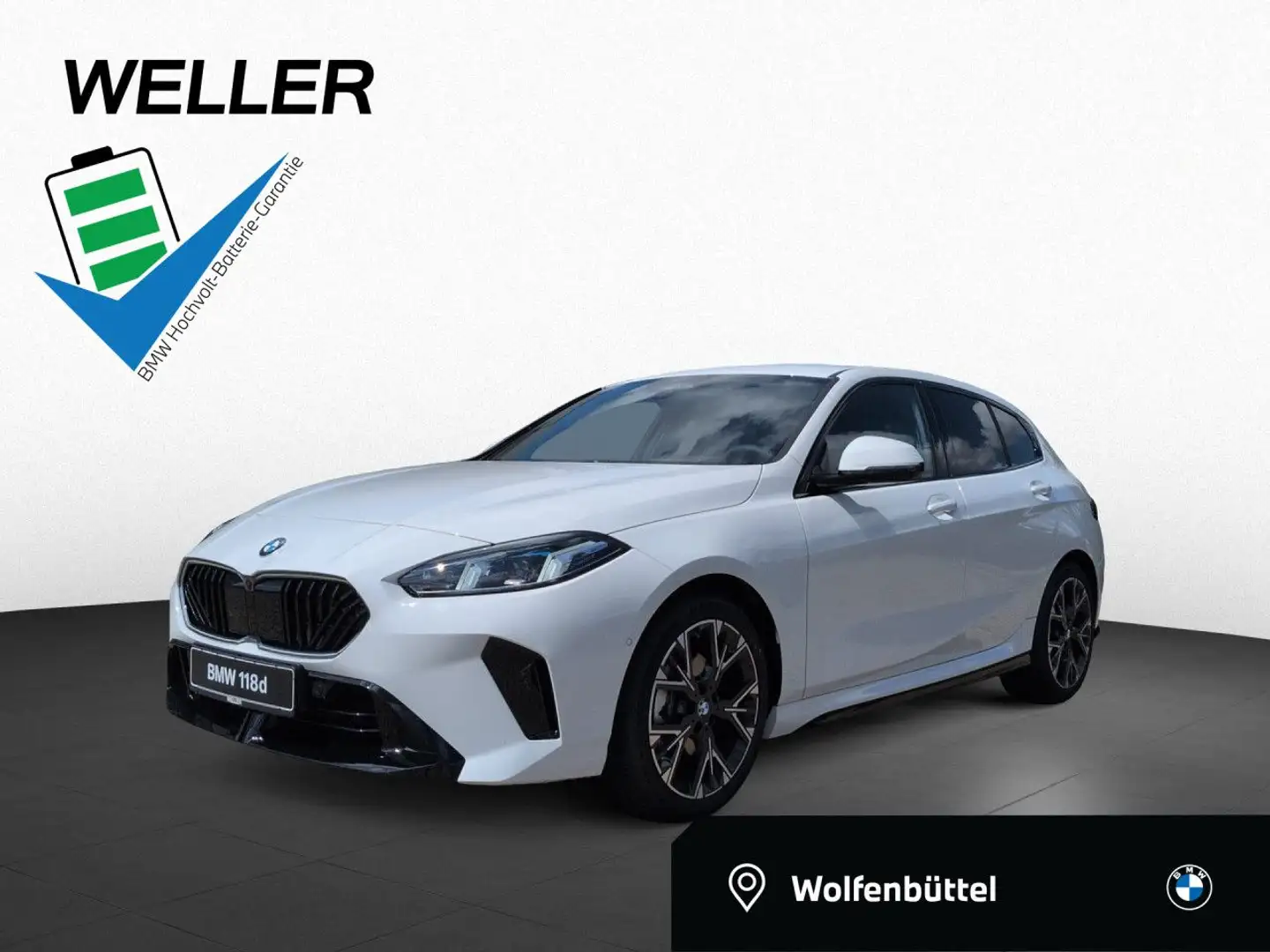BMW 118 d M Sport HUD PA+ AHK DA Komfort Z. Sportpaket Bianco - 1