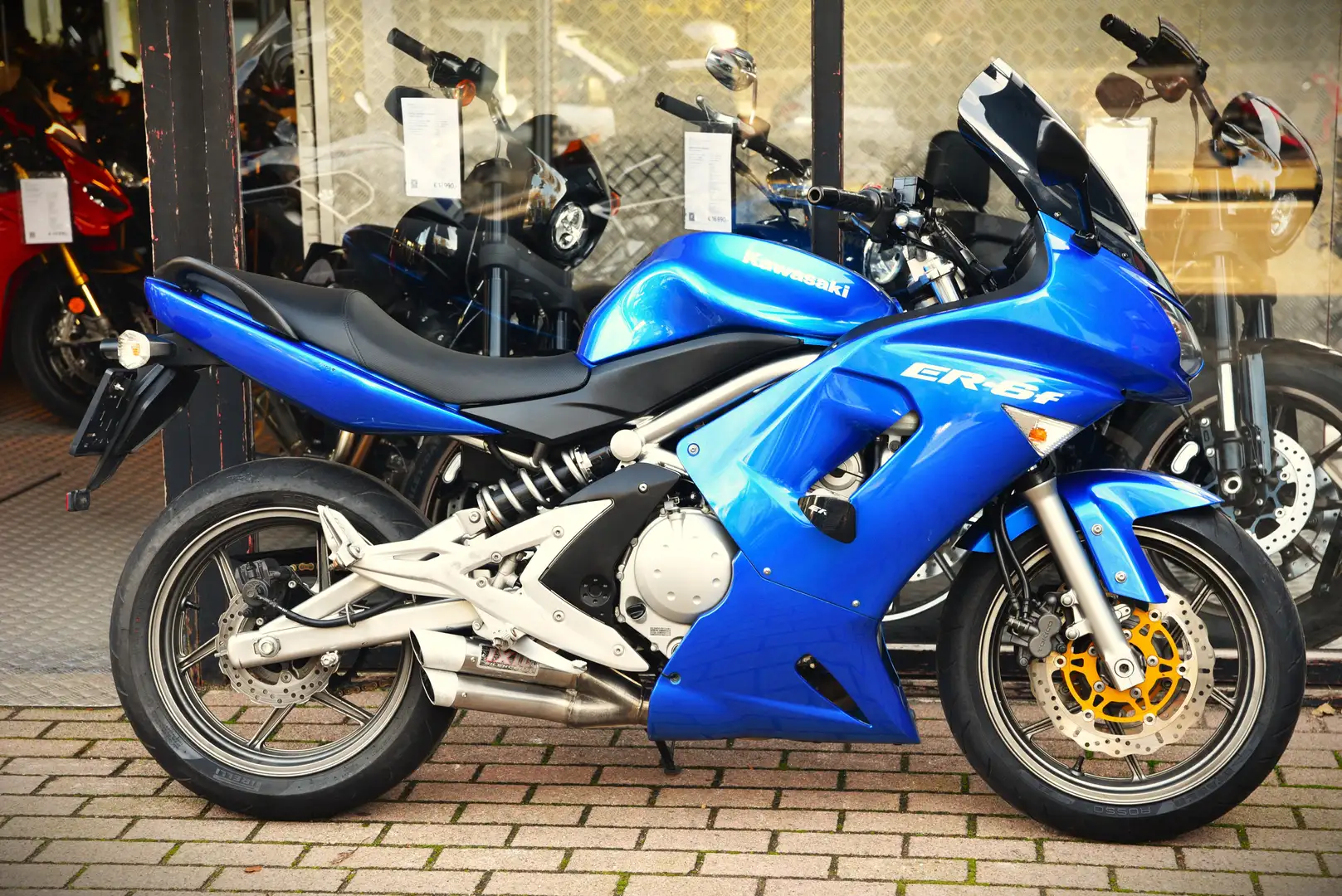 Kawasaki ER - 6 F ***MOTO VERTE*** Bleu - 2