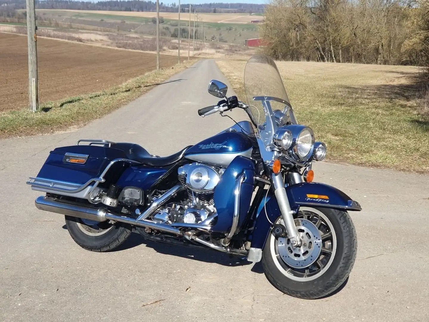 Harley-Davidson Road King Blauw - 1