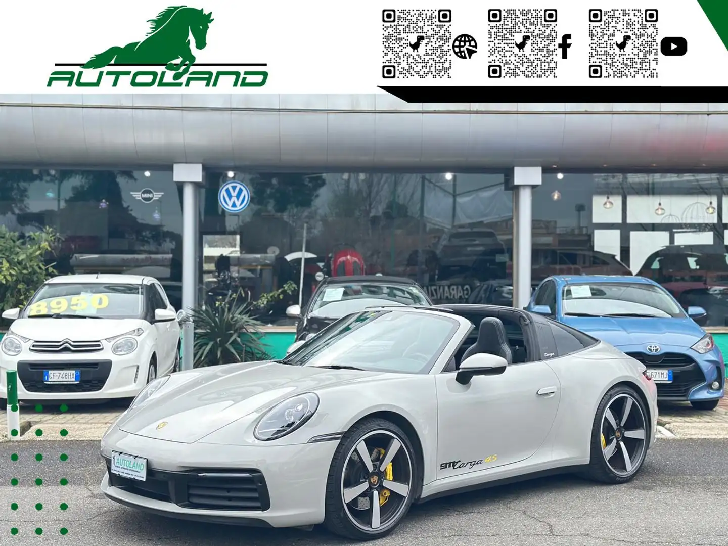 Porsche 992 Targa 4S iva esposta*Porsche Approved Grigio - 1