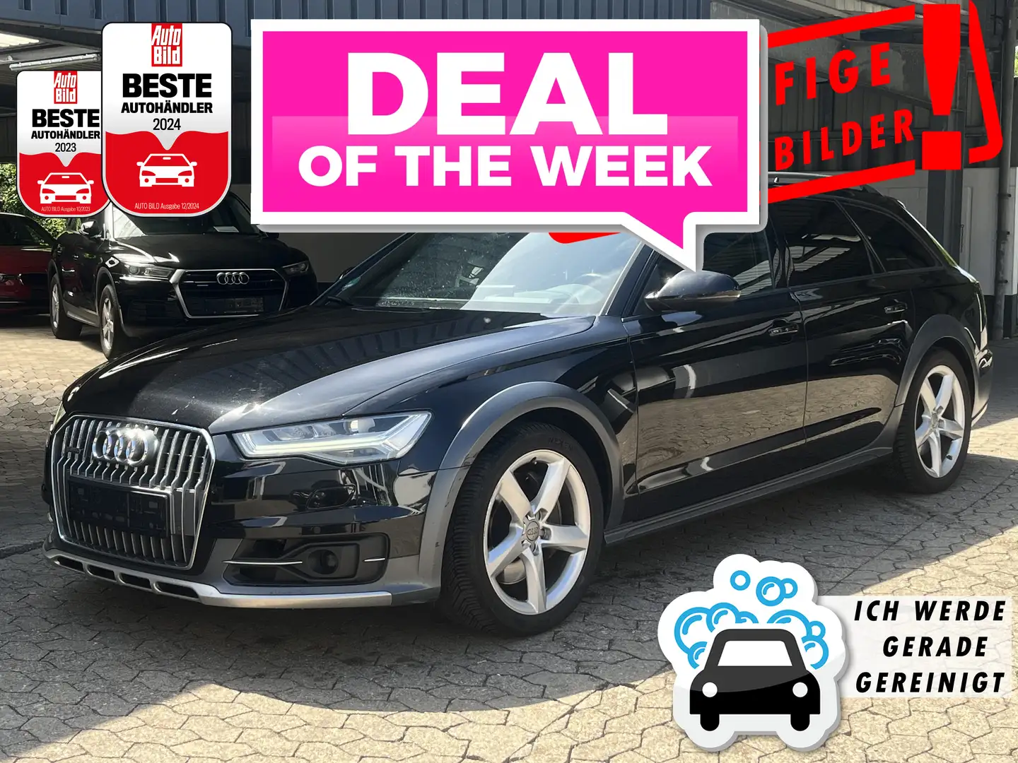 Audi A6 allroad A6 allroad quattro 3.0 TDI HUD+NAV+BOSE+LUFT+CAM Zwart - 1