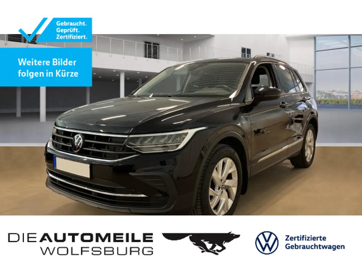 Volkswagen Tiguan 1.5 TSI DSG Life STANDHZ/AHK/LED Noir - 1
