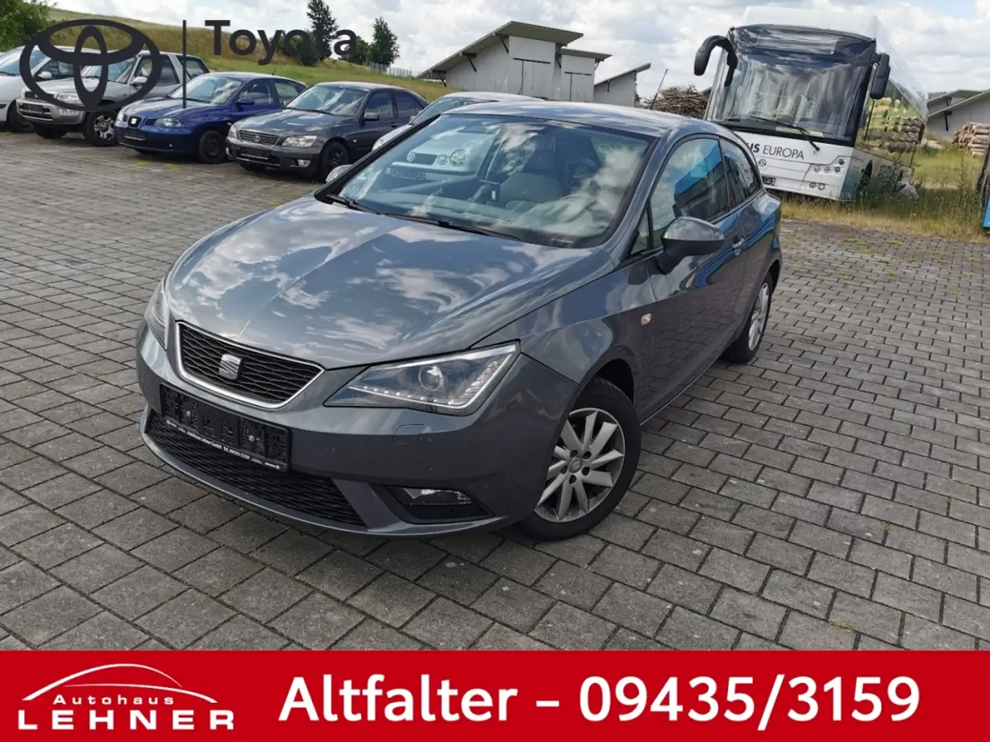 SEAT Ibiza SC 1.2 TSI Style Salsa SHZ+TEMPOMAT+XENON Grijs - 1