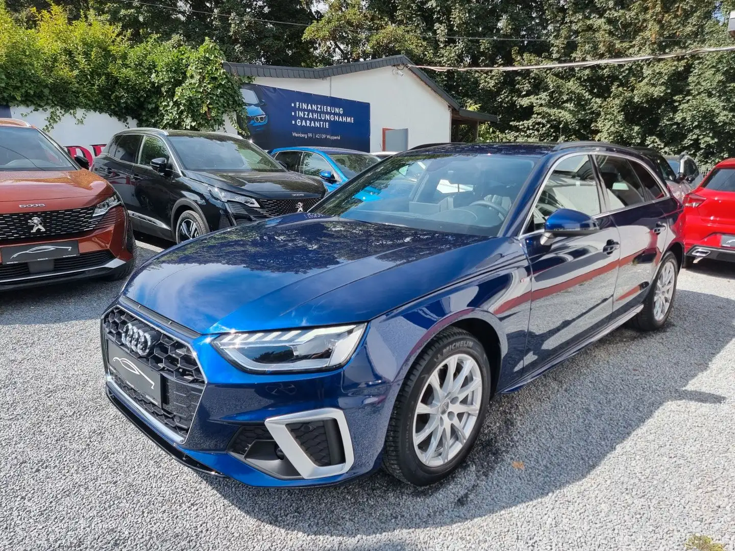 Audi A4 40 TFSI Stronic 2x S line LED SERVICE Blau - 1