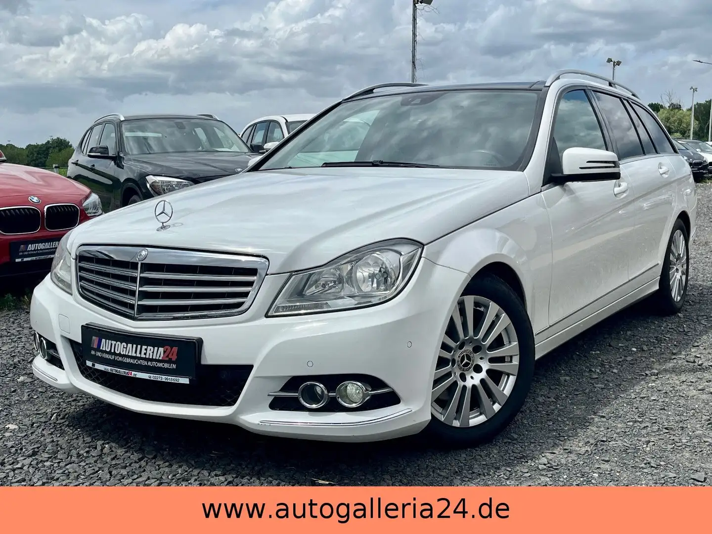 Mercedes-Benz C 250 CDI 4MATIC Aut. Navi Leder Pano Standhzg Weiß - 1