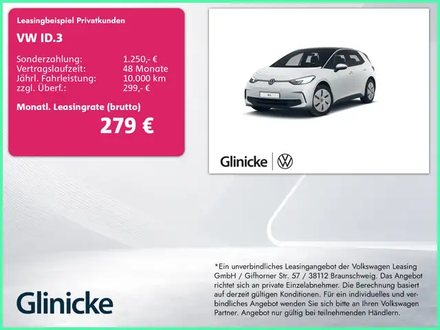 Volkswagen ID.3 Pro Nav/LHZ/SHZ/AppCon/LED/Assist/Isofix/BT