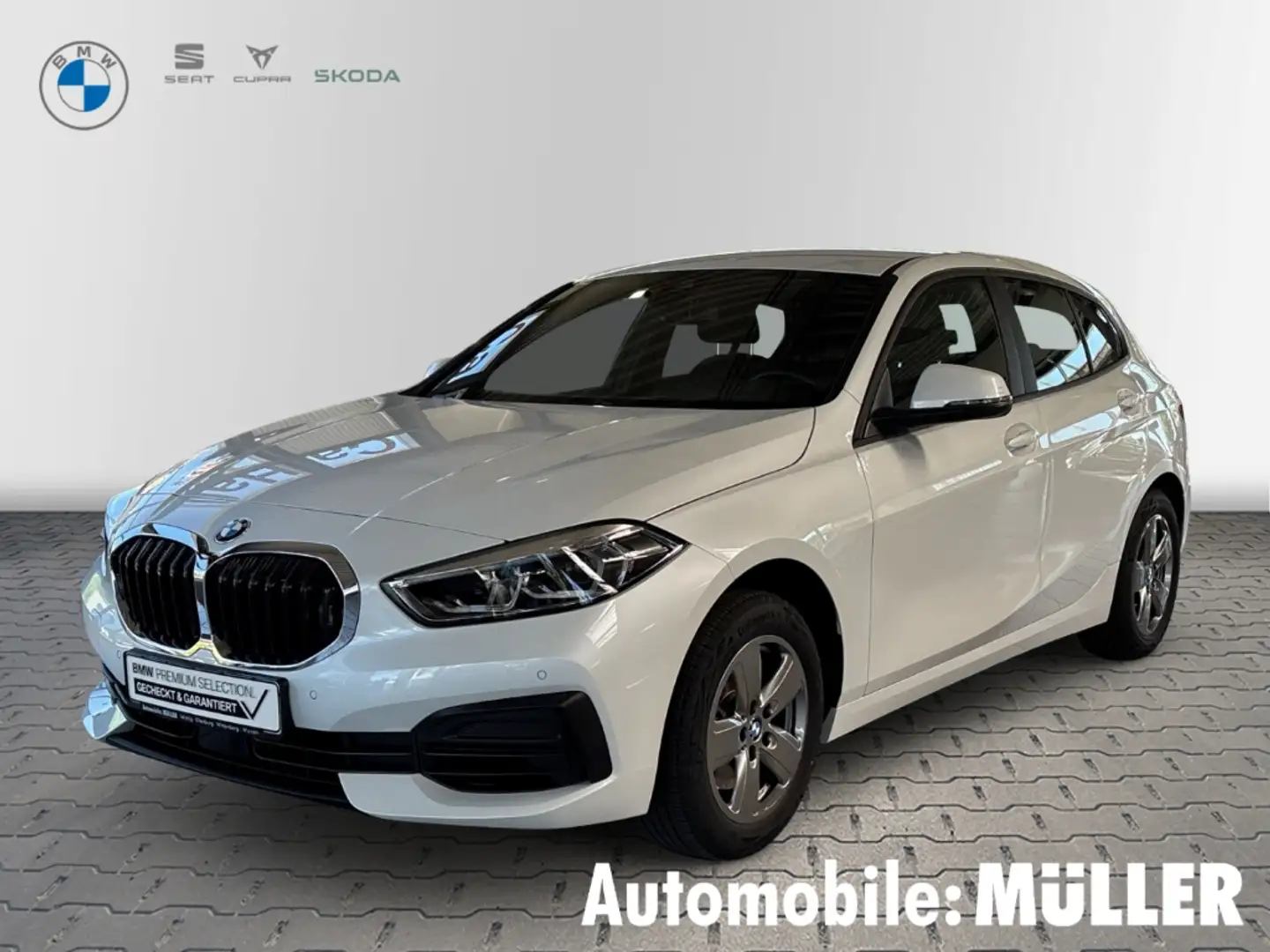 BMW 116 i Limousine AHK-abnehmbar Digitales Cockpit LED Sp Weiß - 1