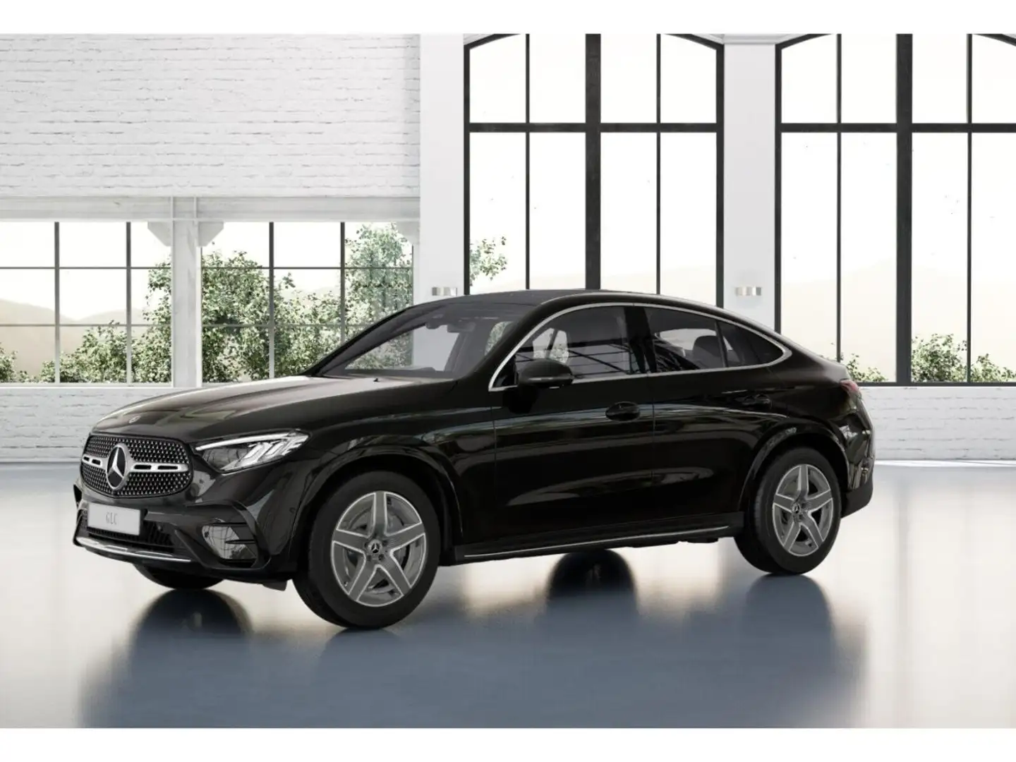 Mercedes-Benz GLC 300 d 4MATIC Coupé AMG AHK*Pano*Easy-P*360°* Schwarz - 2