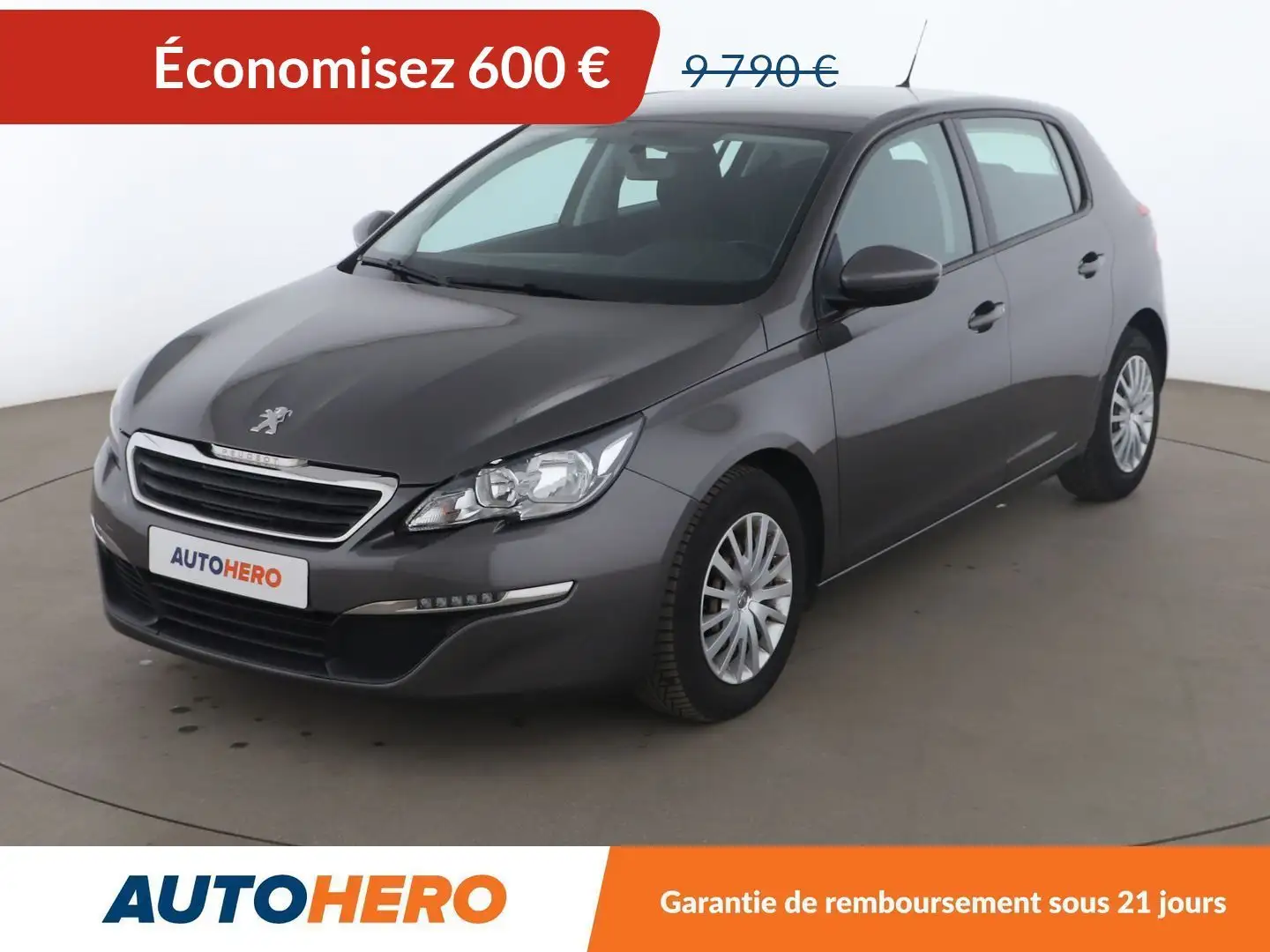 Peugeot 308 1.6 Blue-HDi Access Business Gris - 1